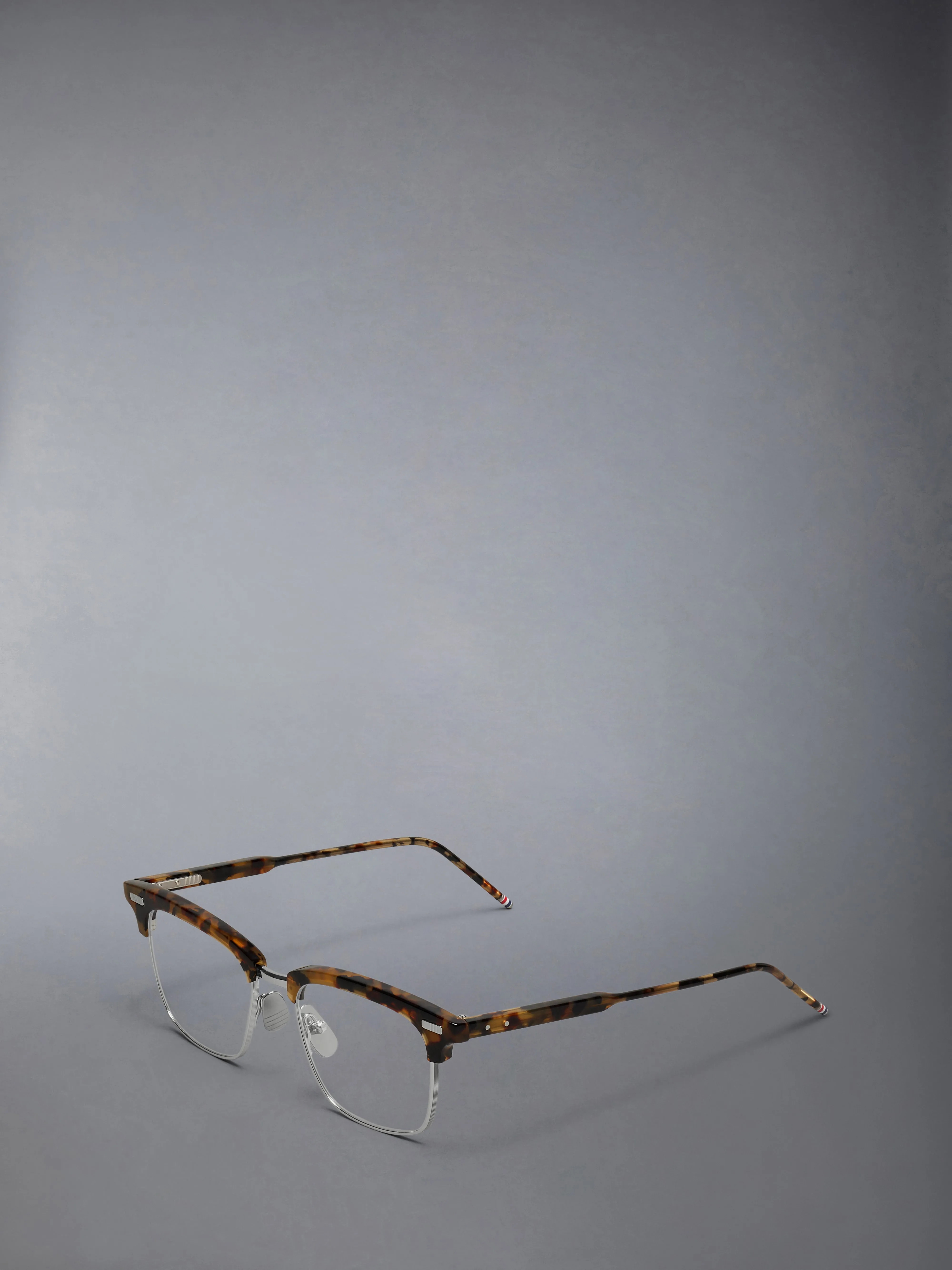 ACETATE AND TITANIUM RECTANGULAR EYEGLASSES sold by Thom Browne product image thumbnail 2