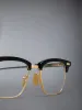 ACETATE AND TITANIUM RECTANGULAR EYEGLASSES sold by Thom Browne
