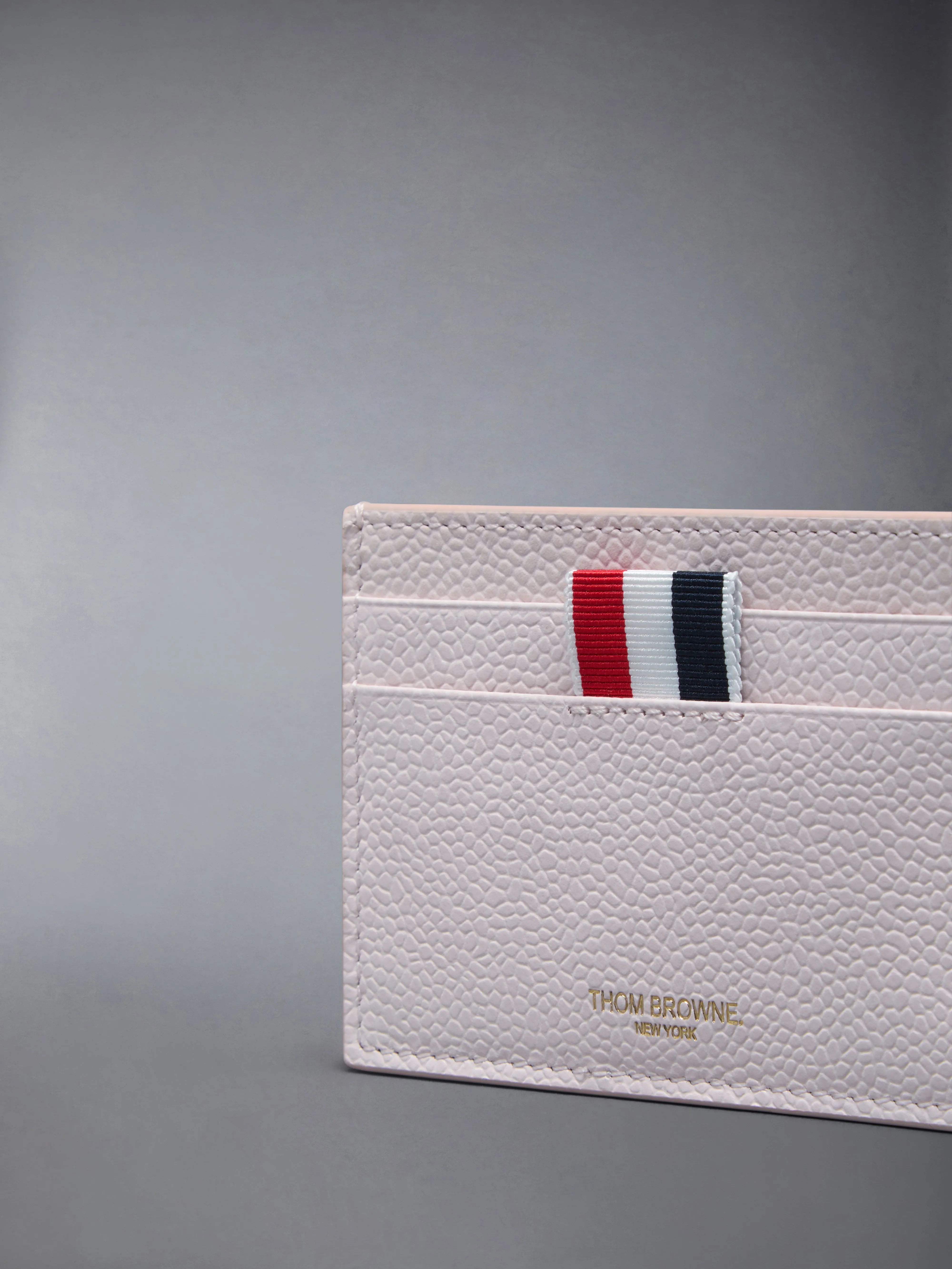 PEBBLE GRAIN DOUBLE SIDED CARD HOLDER sold by Thom Browne product image thumbnail 4
