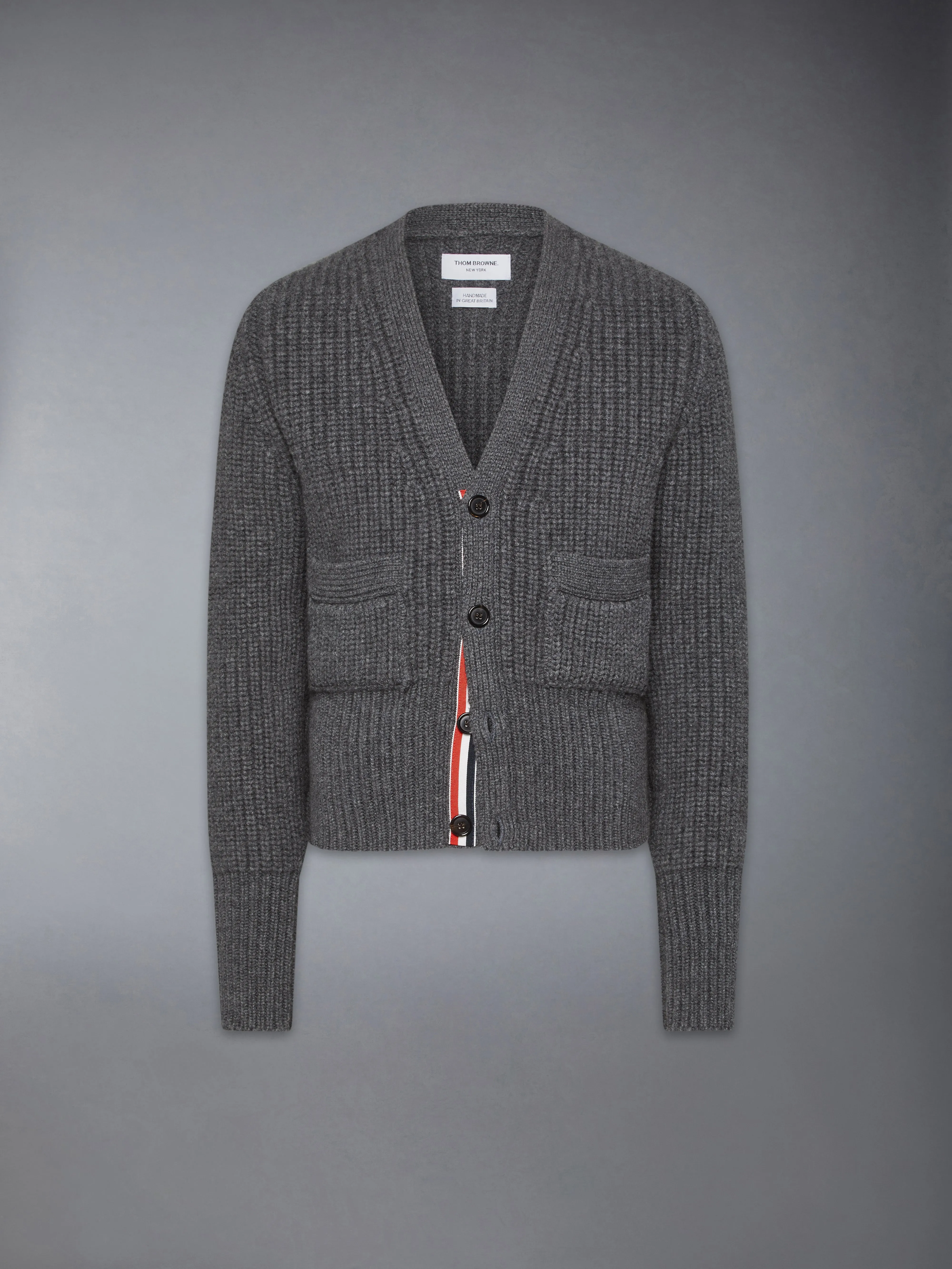 HALF STITCH CASHMERE CARDIGAN sold by Thom Browne product image thumbnail 5