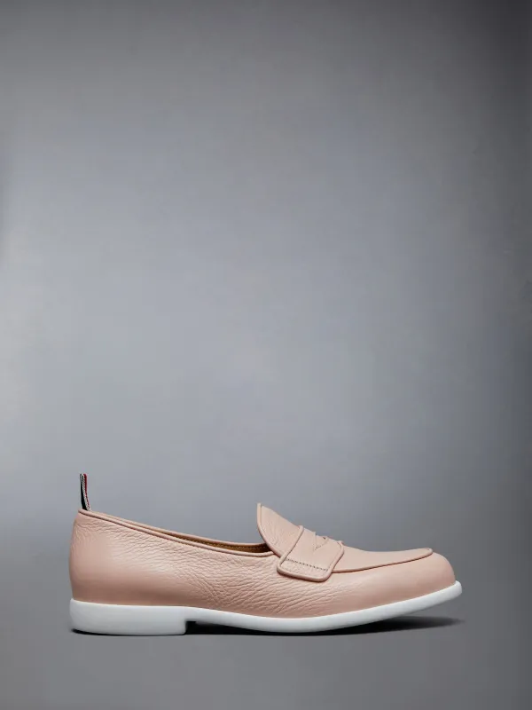 DEERSKIN LEATHER VARSITY LOAFER made by Thom Browne