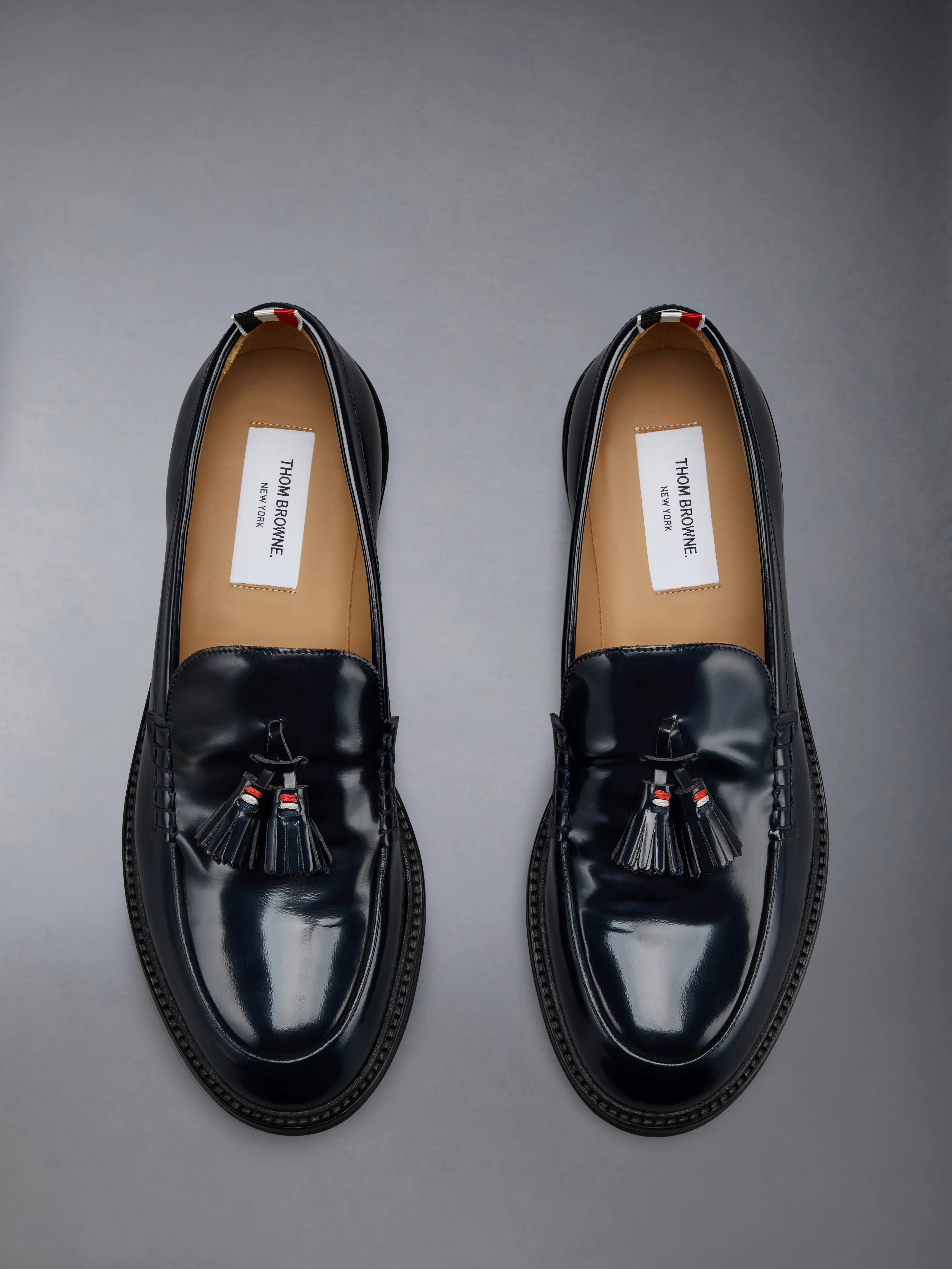 SPAZZOLATO LEATHER TASSLE LOAFER sold by Thom Browne product image thumbnail 5