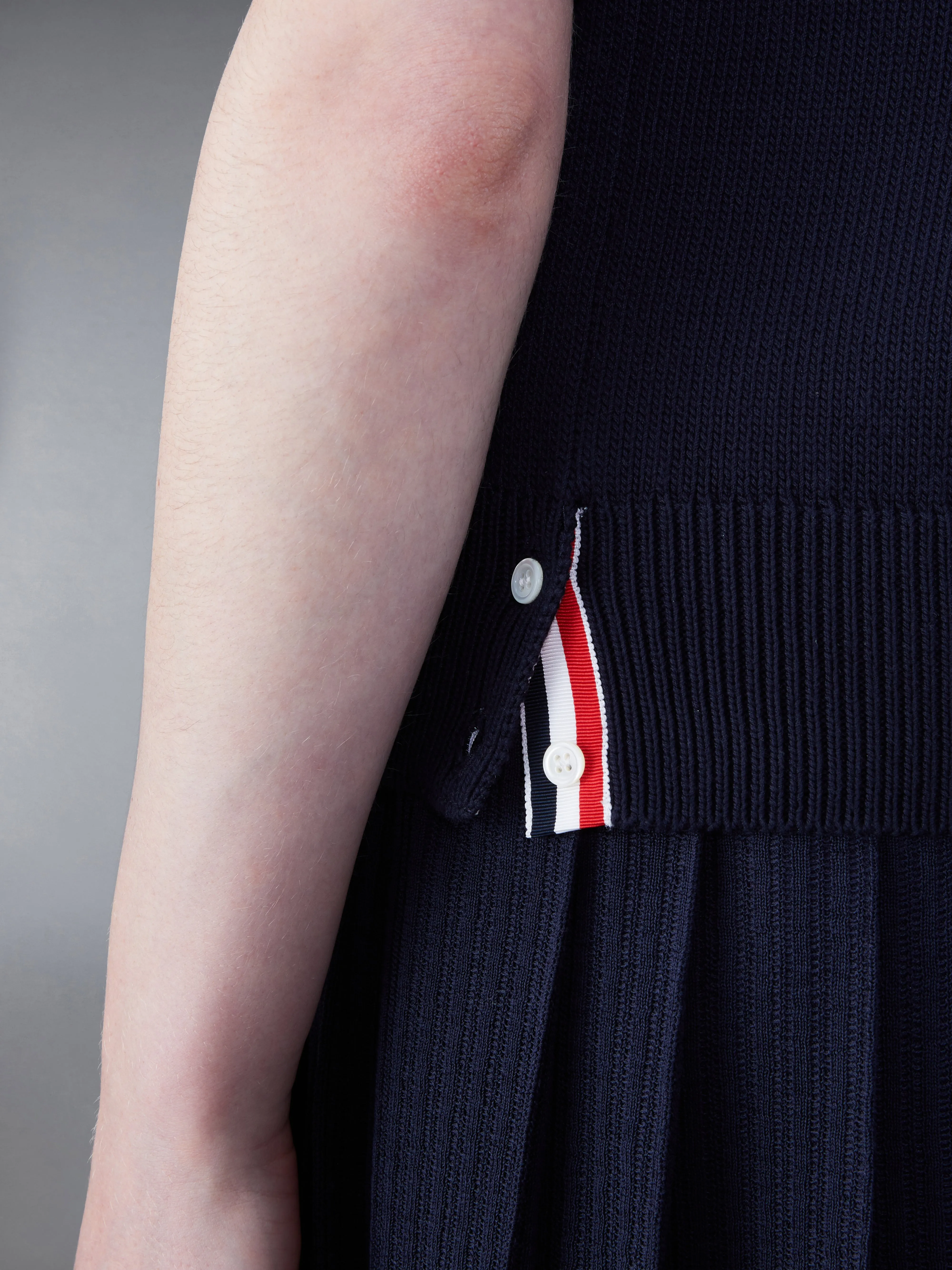 COTTON 4-BAR HECTOR POLO sold by Thom Browne product image thumbnail 4