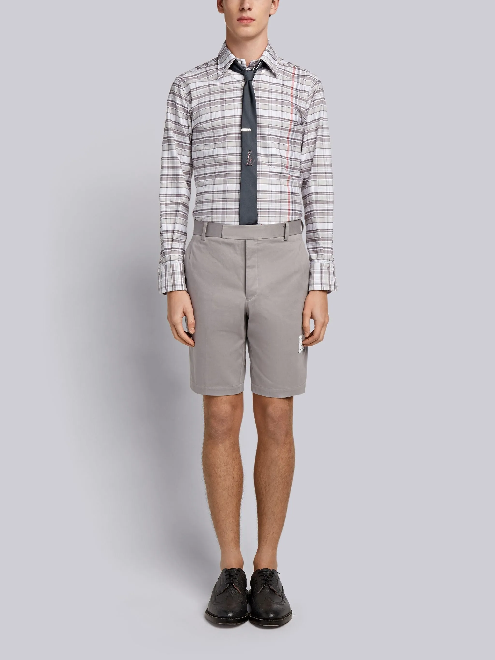 COTTON TWILL CHINO SHORTS sold by Thom Browne product image thumbnail 5