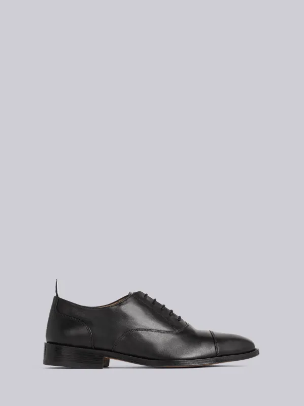 VITELLO CALF LEATHER CAP TOE OXFORD sold by Thom Browne