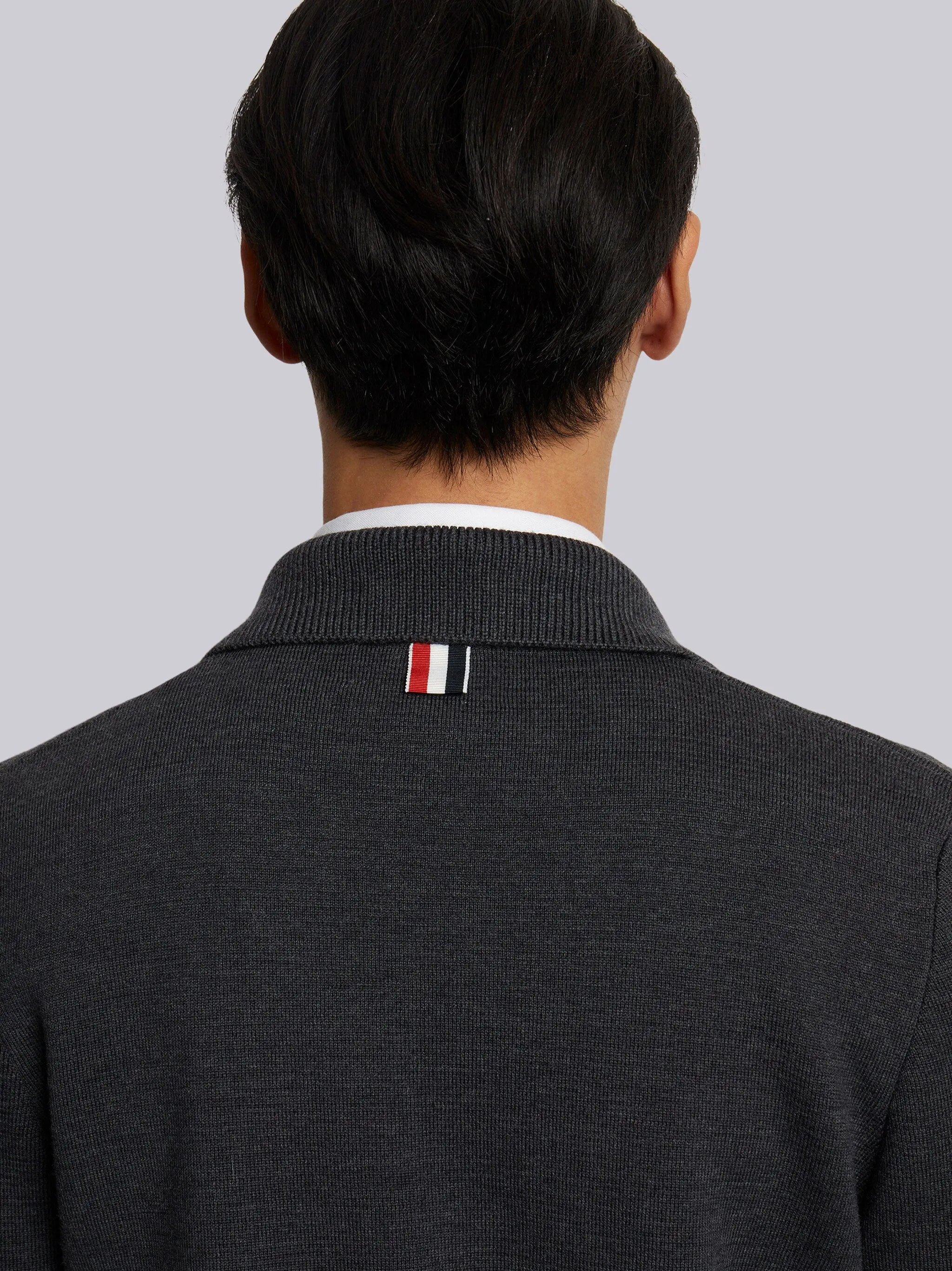 4-BAR STRIPE ZIP-UP BOMBER JACKET sold by Thom Browne product image thumbnail 5