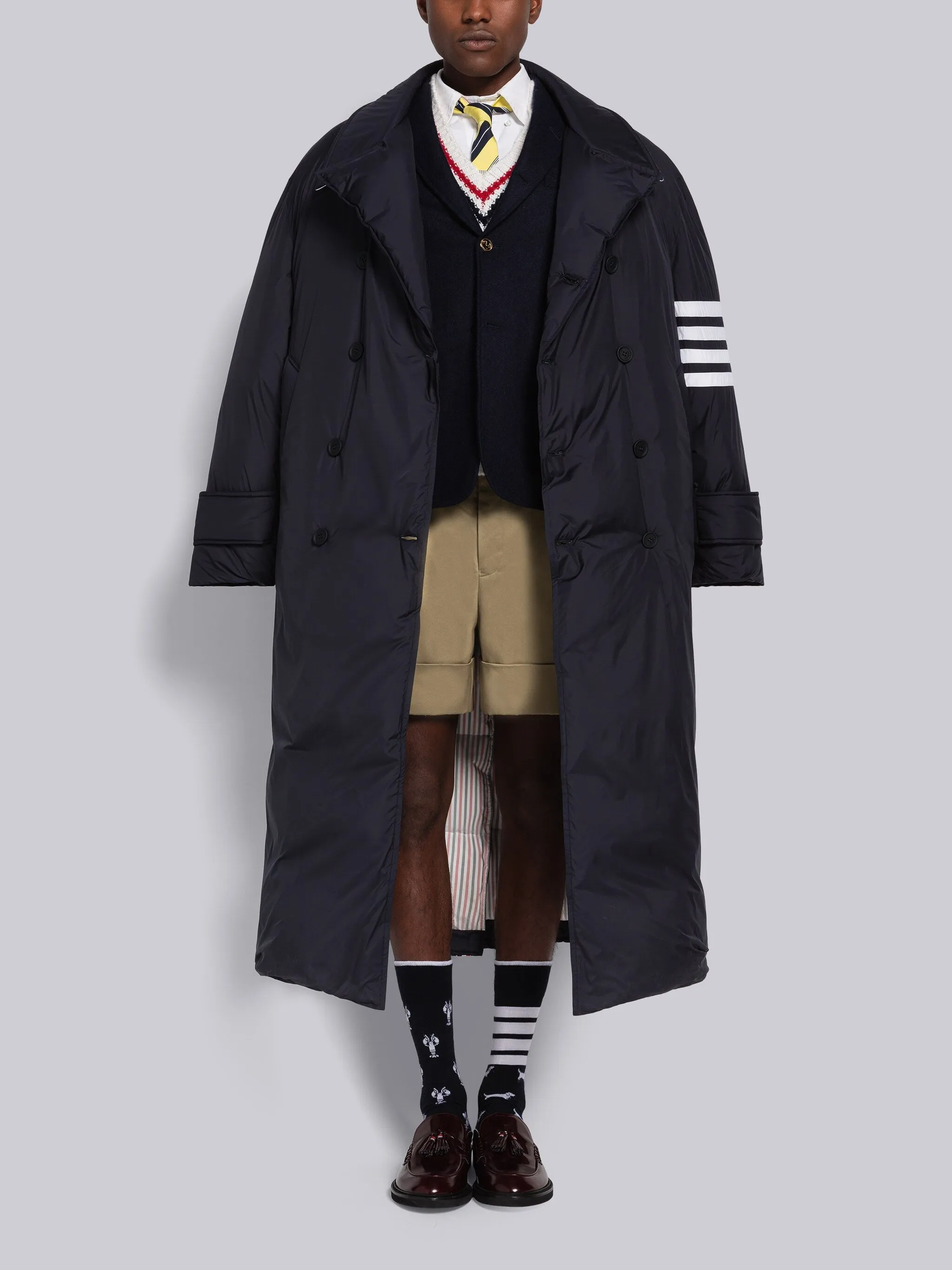 SHETLAND WOOL SINGLE VENT SPORT COAT sold by Thom Browne product image thumbnail 4