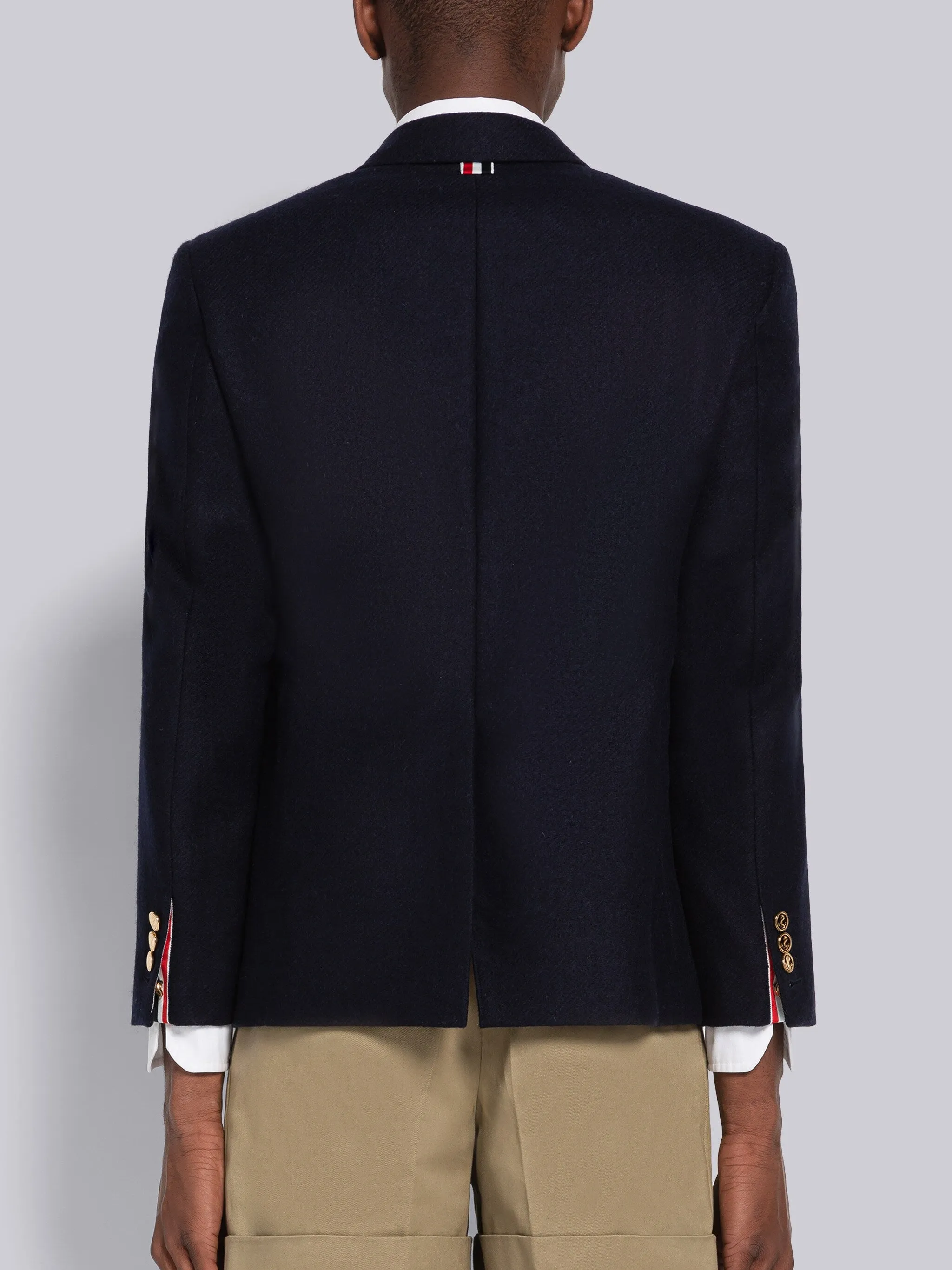 SHETLAND WOOL SINGLE VENT SPORT COAT sold by Thom Browne product image thumbnail 3