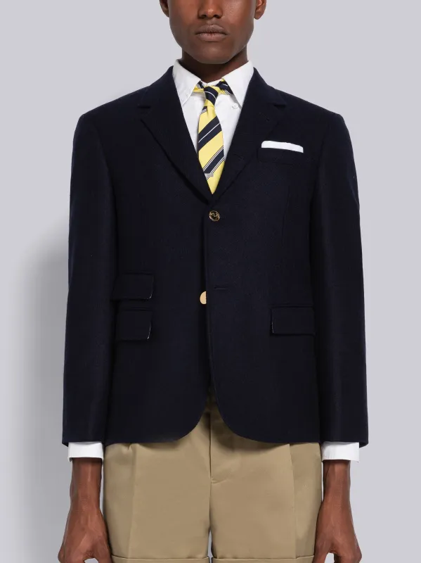 SHETLAND WOOL SINGLE VENT SPORT COAT sold by Thom Browne