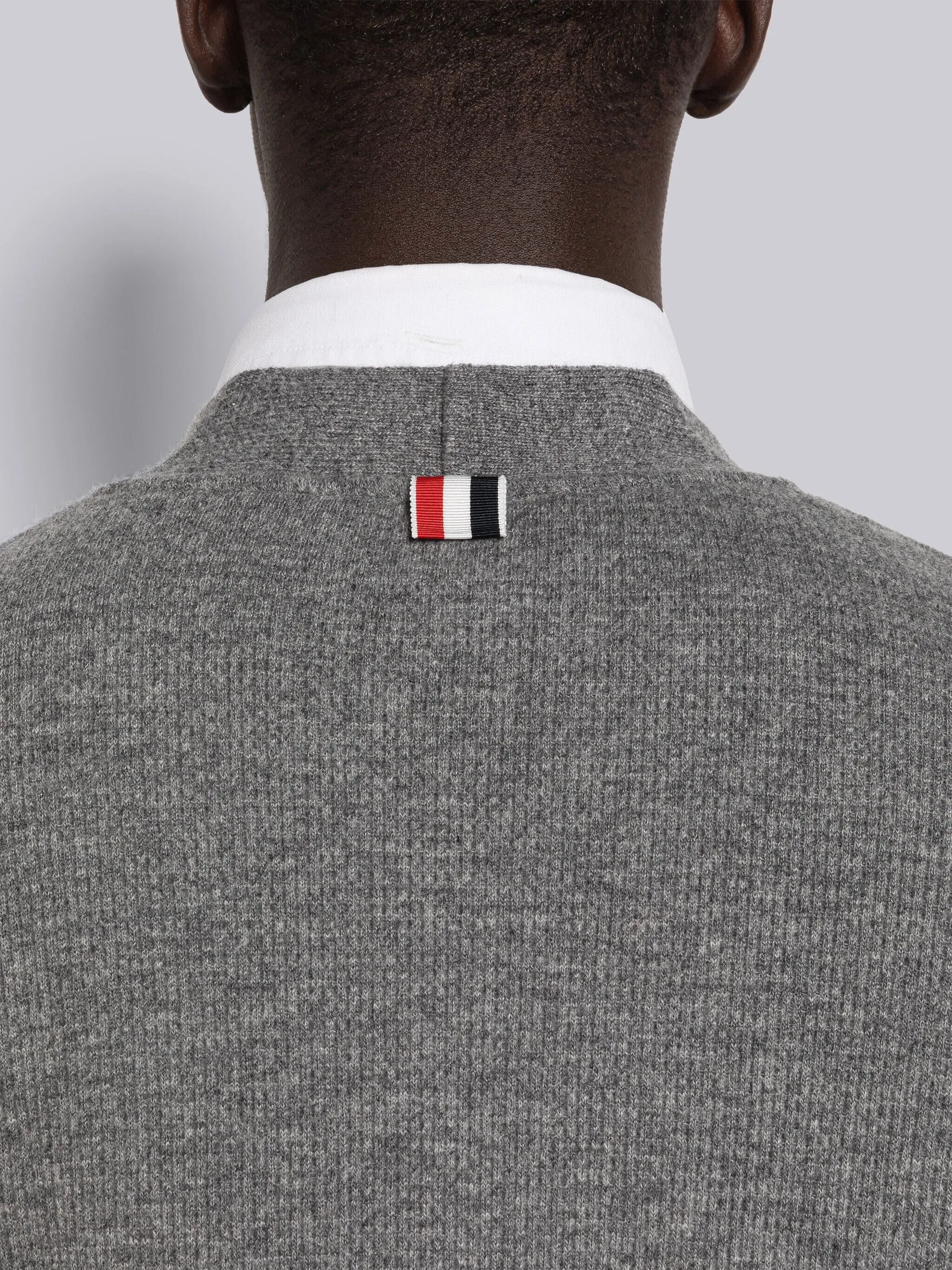 CASHMERE WAFFLE CARDIGAN sold by Thom Browne product image thumbnail 4