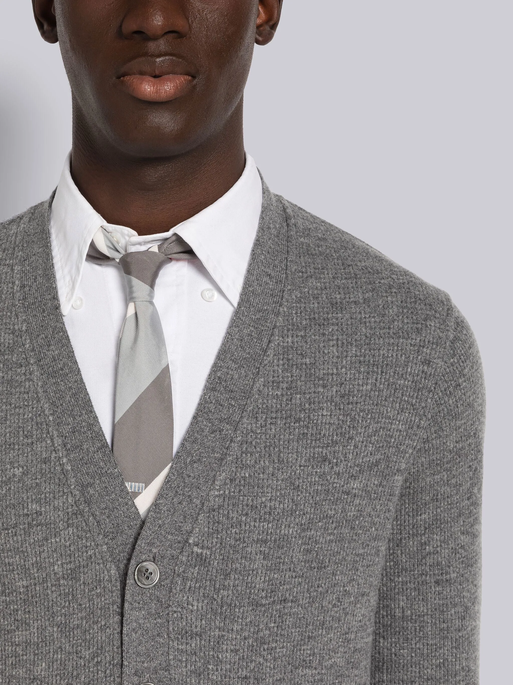 CASHMERE WAFFLE CARDIGAN sold by Thom Browne product image thumbnail 5