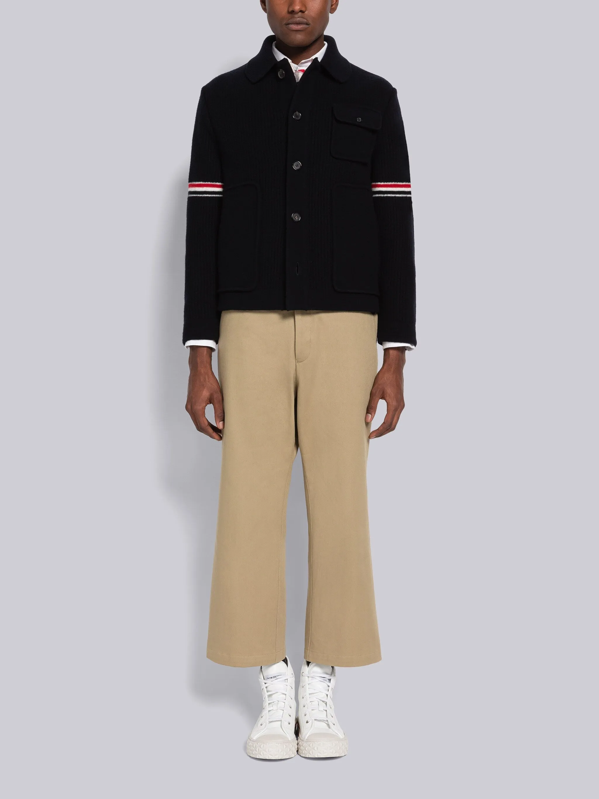 RWB KNITTED CARDIGAN sold by Thom Browne product image thumbnail 2