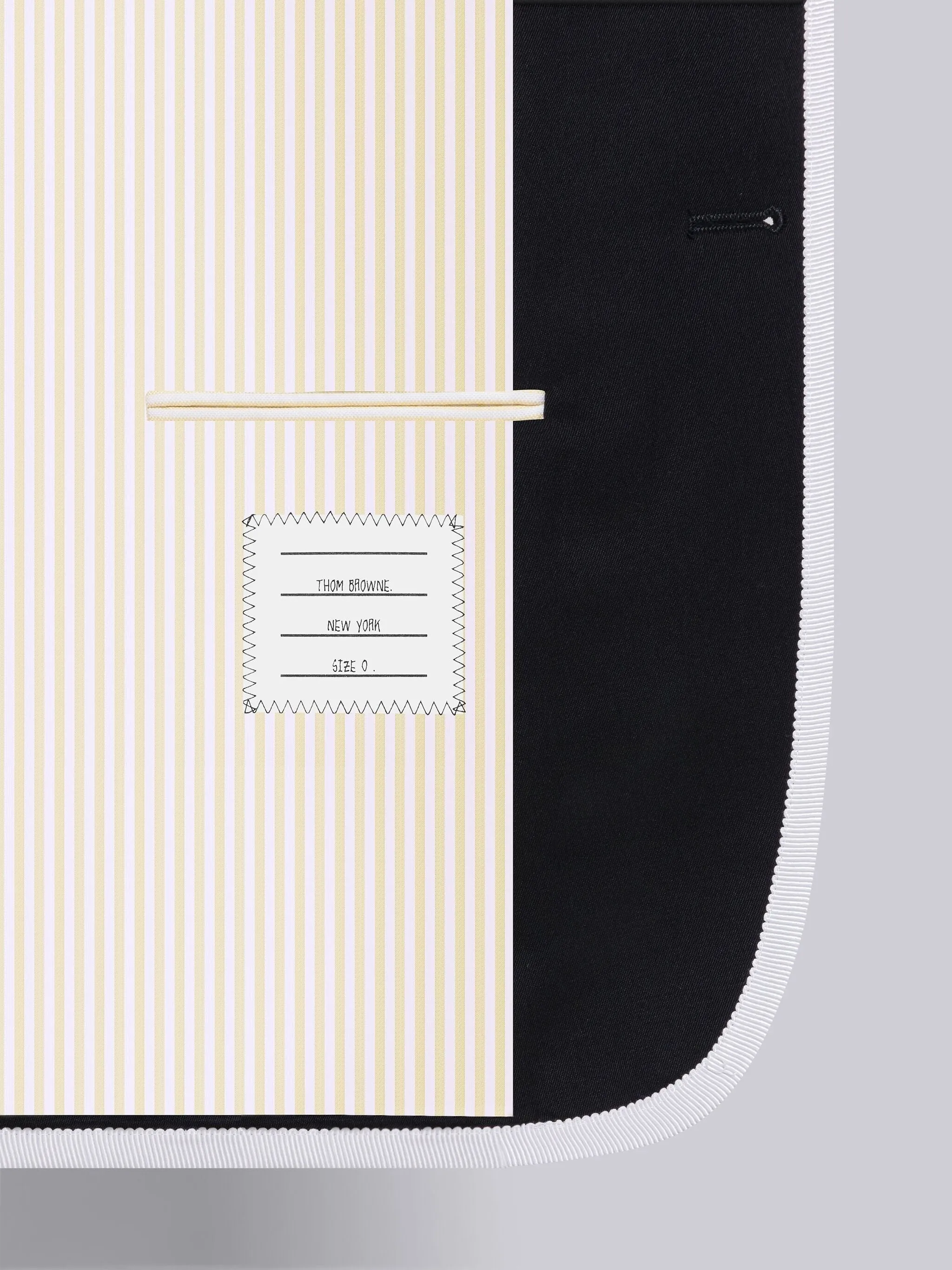 STIFF WOOL GABARDINE CLASSIC SPORT COAT sold by Thom Browne product image thumbnail 5