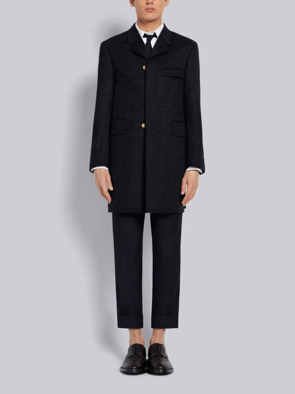 CLASSIC CHESTERFIELD IN HEAVY WEIGHT CASHMERE sold by Thom Browne