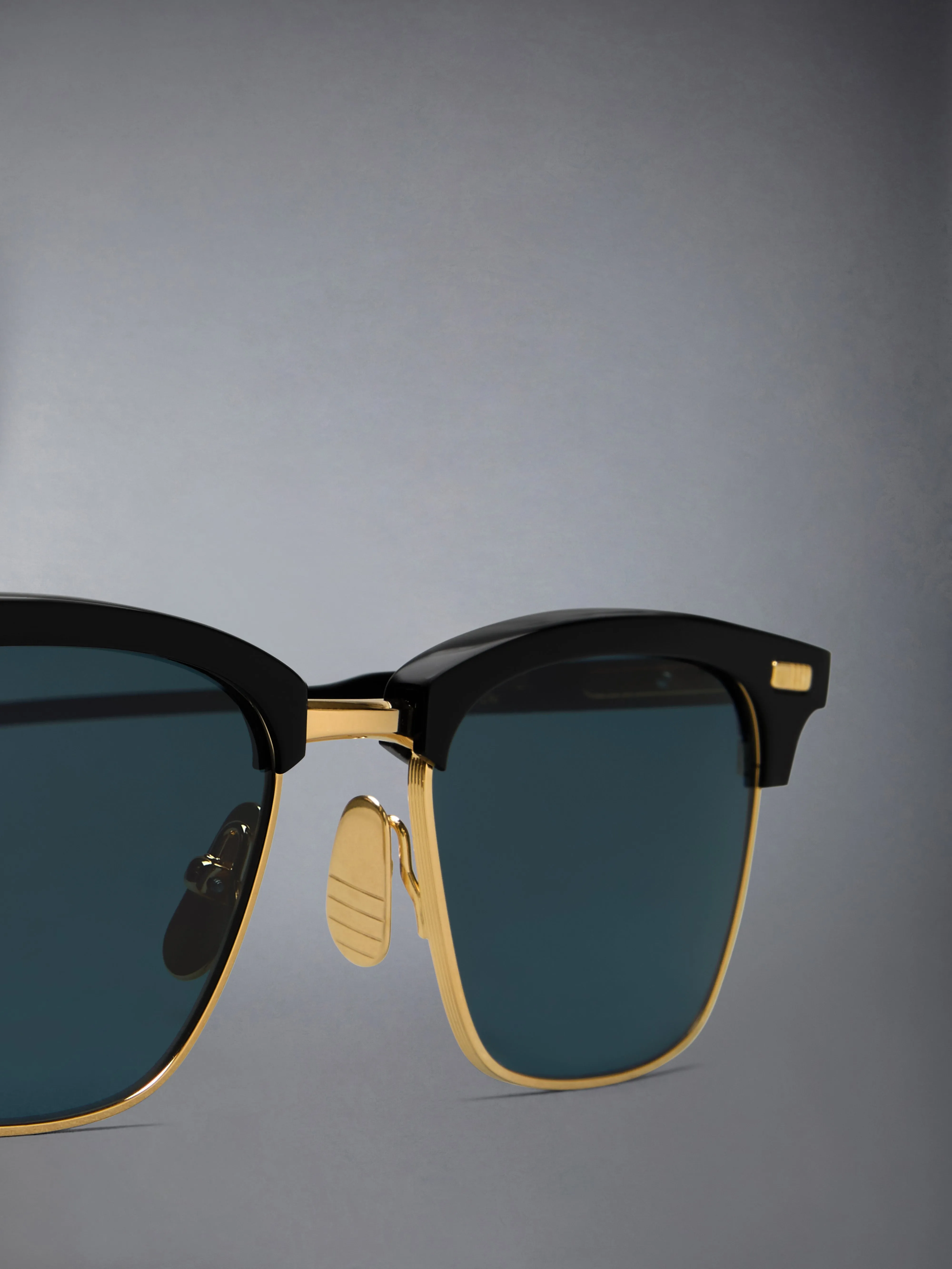 ACETATE AND TITANIUM RECTANGULAR SUNGLASSES sold by Thom Browne product image thumbnail 3