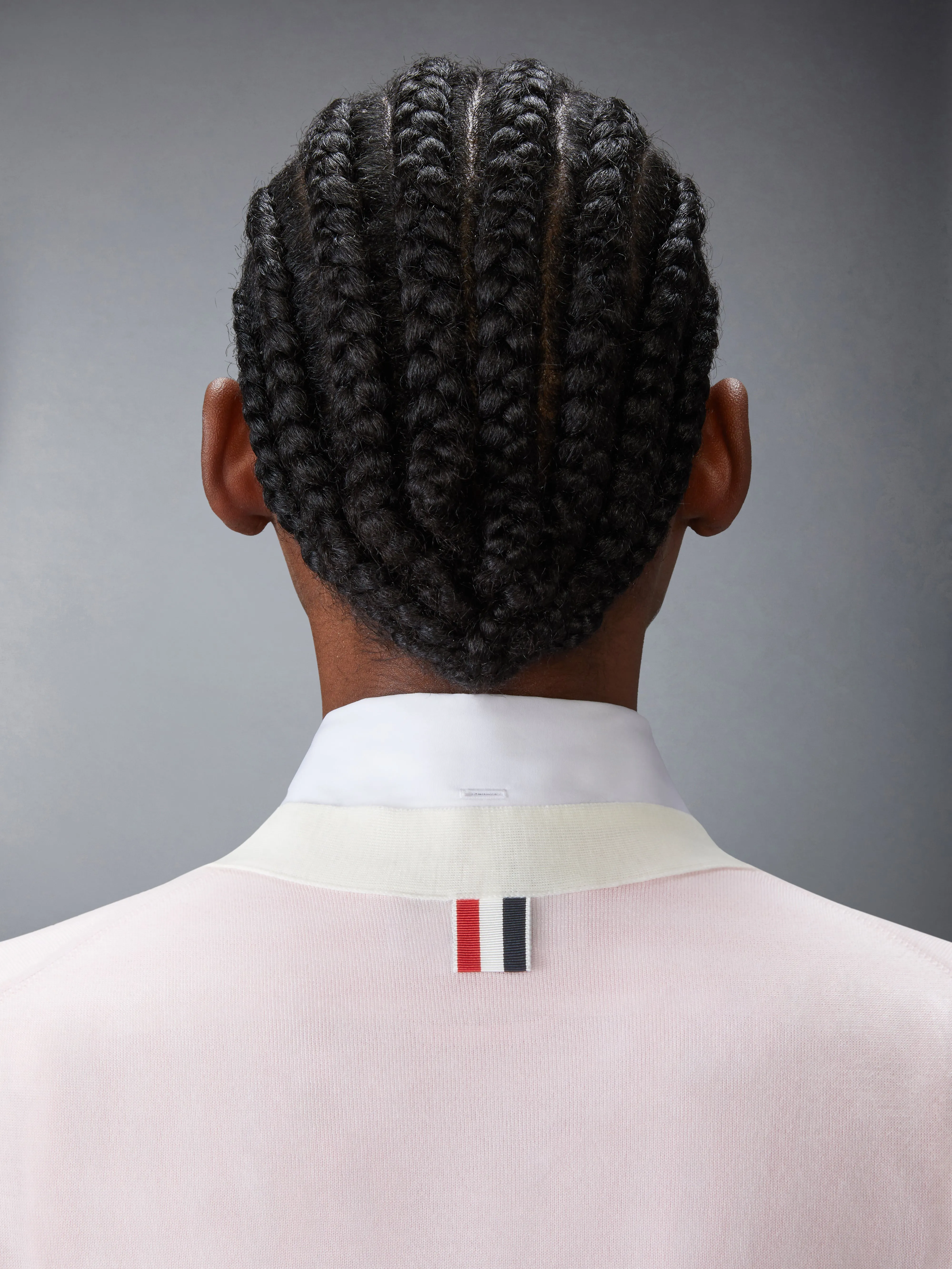 FINE MERINO WOOL 4-BAR RELAXED FIT V NECK CARDIGAN sold by Thom Browne product image thumbnail 5