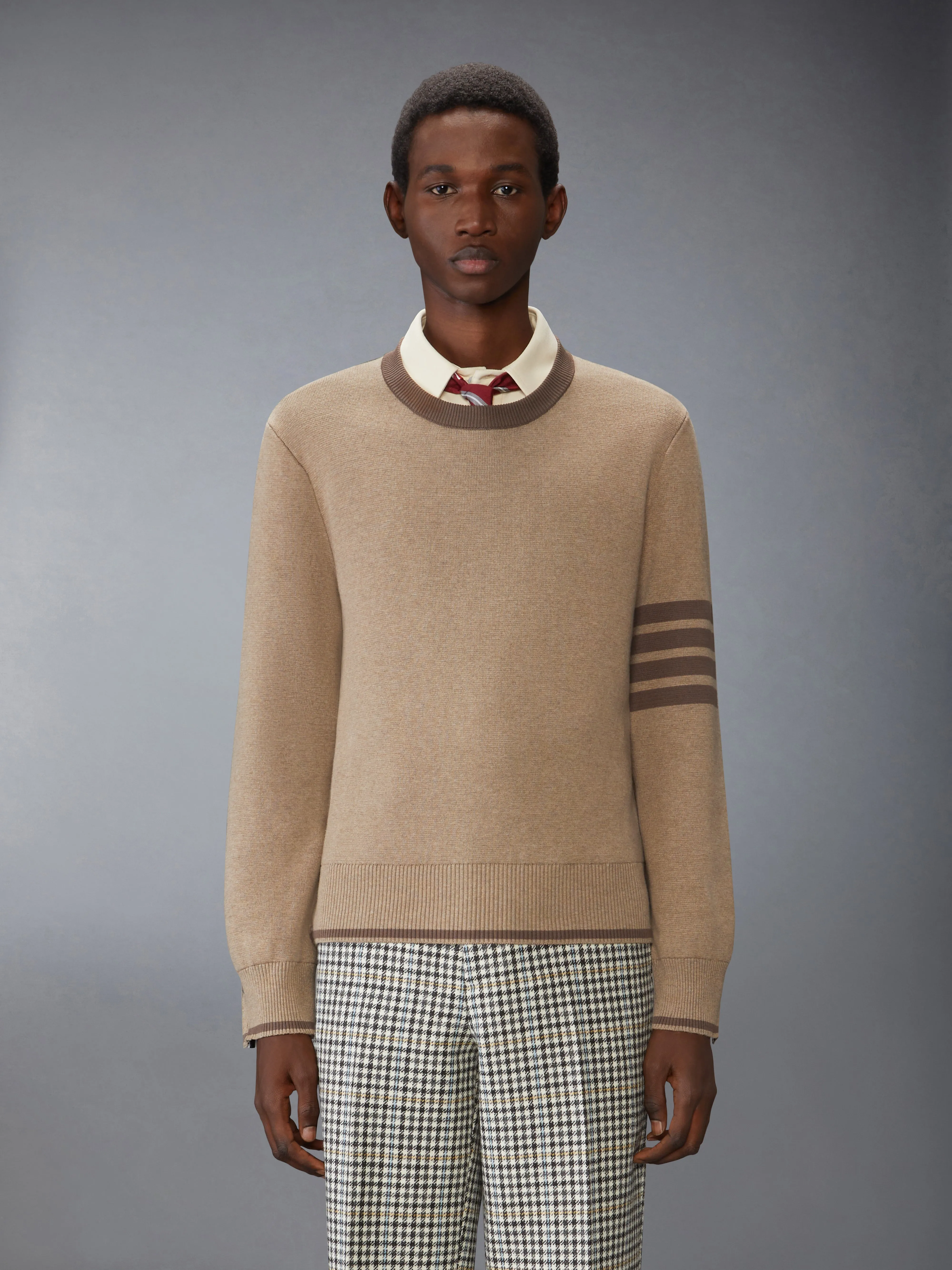 MILANO STITCH 4-BAR PULLOVER sold by Thom Browne