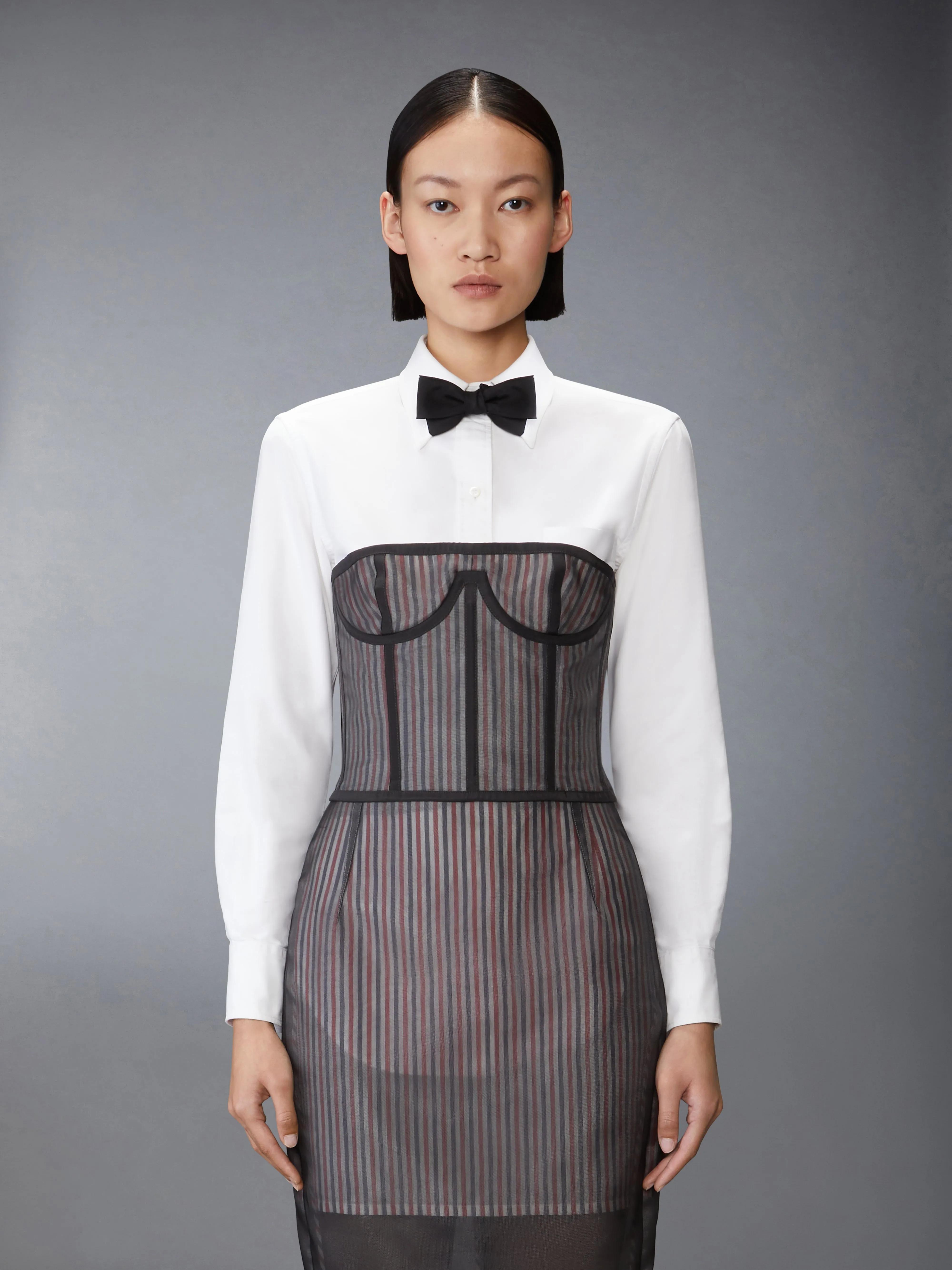 SILK ORGANZA CORSET sold by Thom Browne