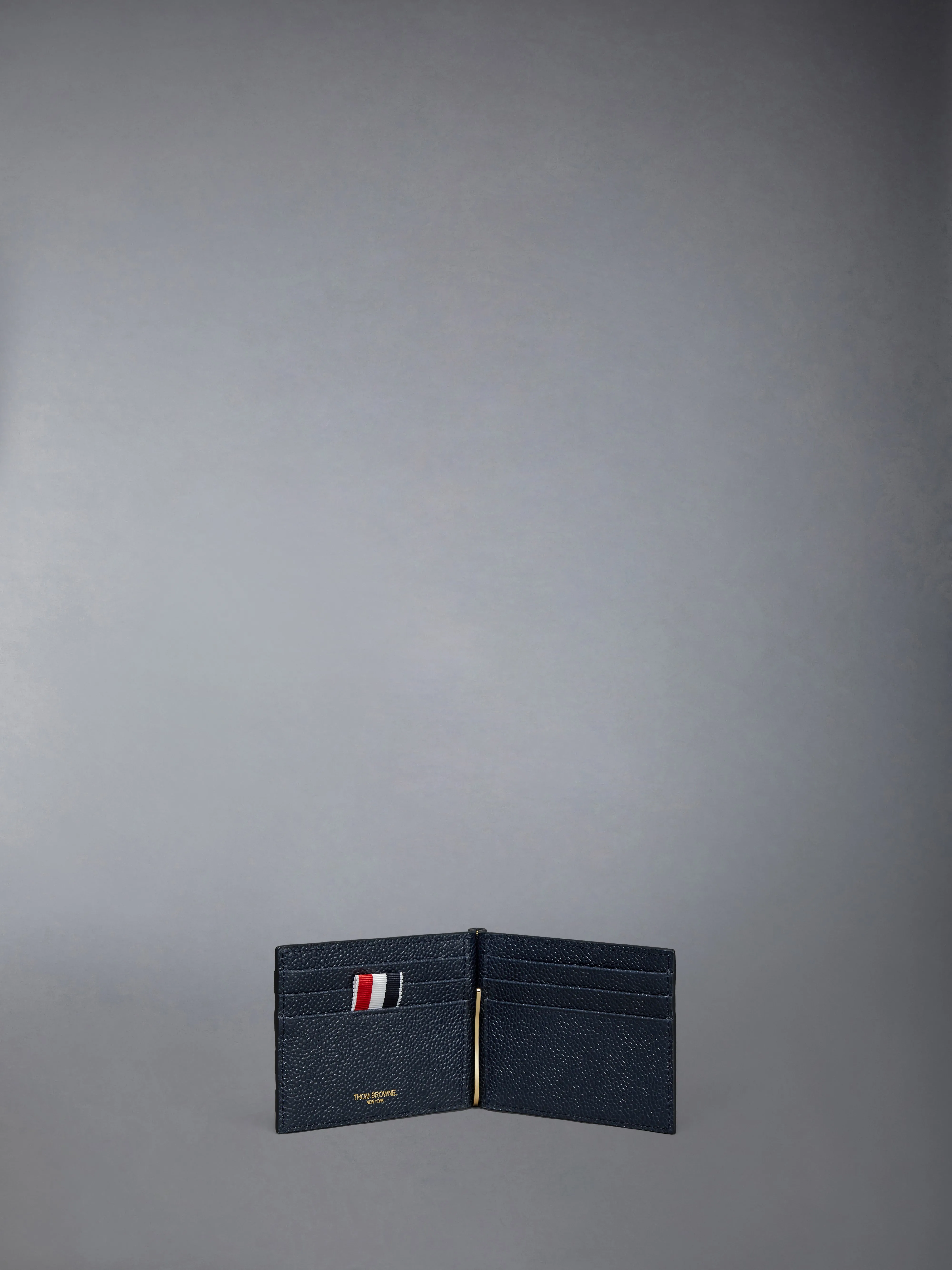 PEBBLE GRAIN 4-BAR MONEY CLIP WALLET sold by Thom Browne product image thumbnail 3