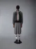 PEBBLE GRAIN RWB STRIPE BACKPACK sold by Thom Browne