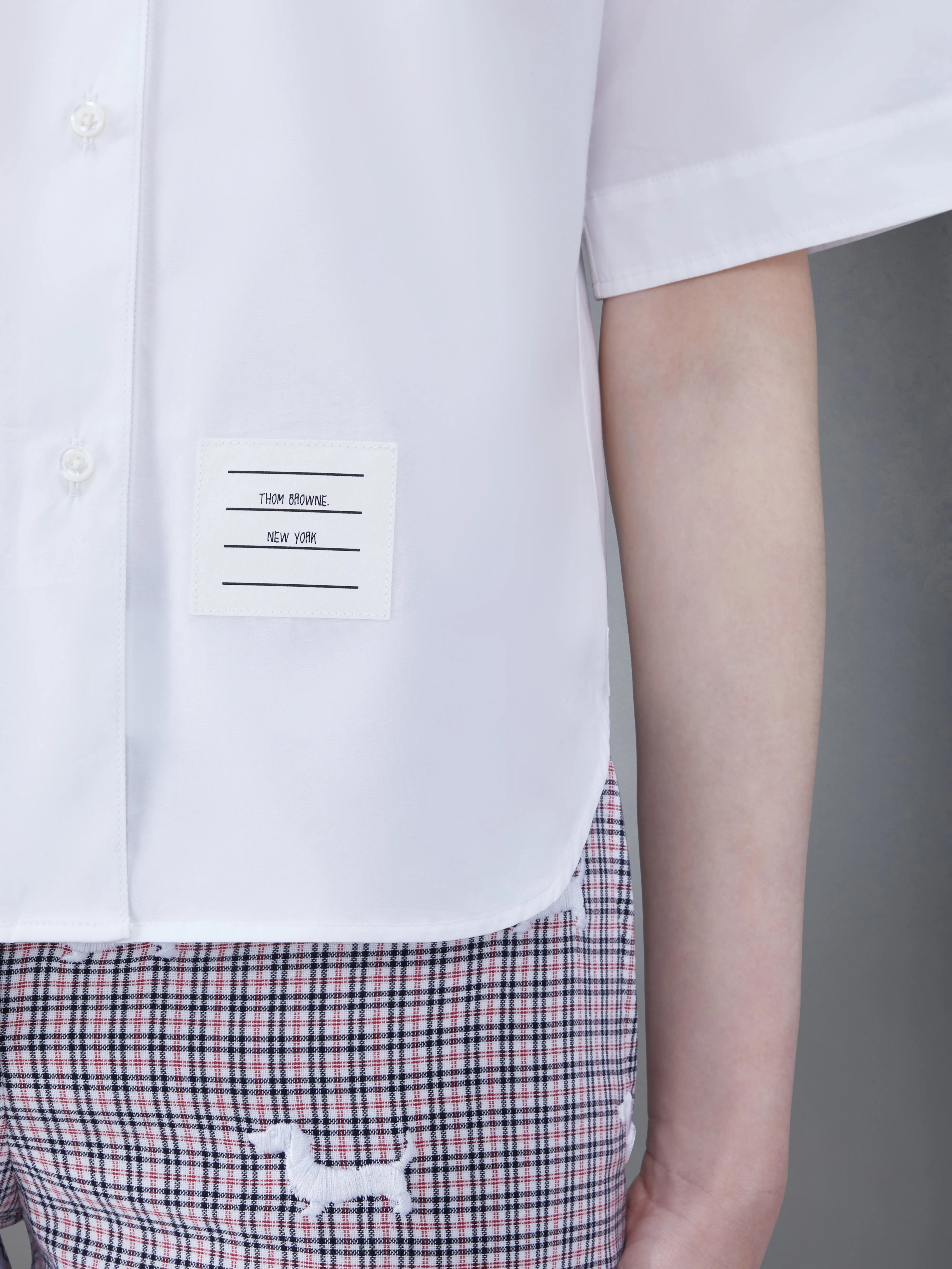 POPLIN BOX PLEAT SHIRT sold by Thom Browne product image thumbnail 5
