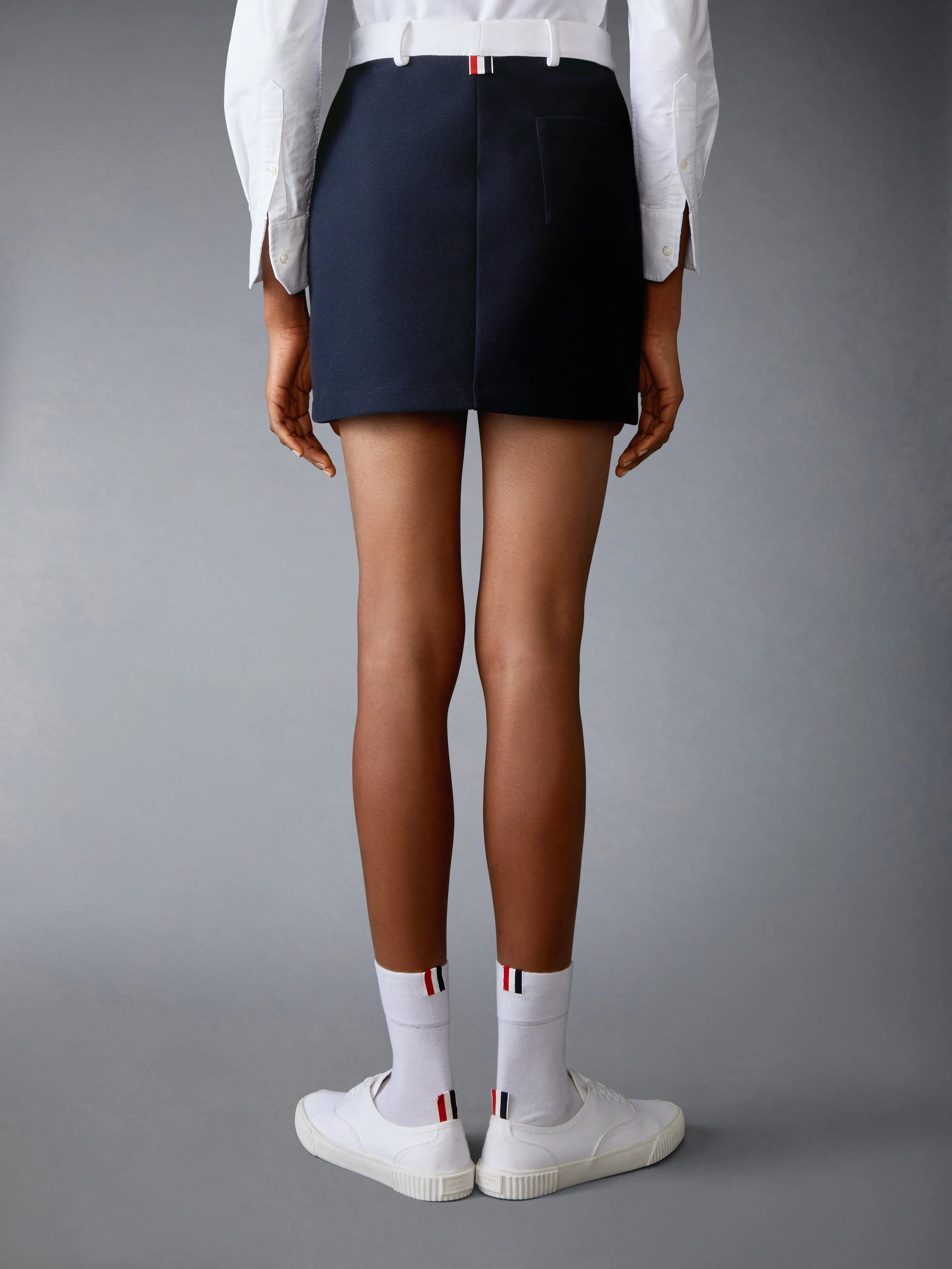 TECH TWILL MINI SKIRT sold by Thom Browne product image thumbnail 3