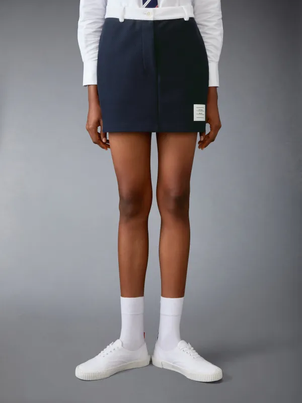 TECH TWILL MINI SKIRT sold by Thom Browne