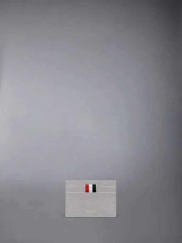 PEBBLE GRAIN 4-BAR SINGLE CARD HOLDER sold by Thom Browne