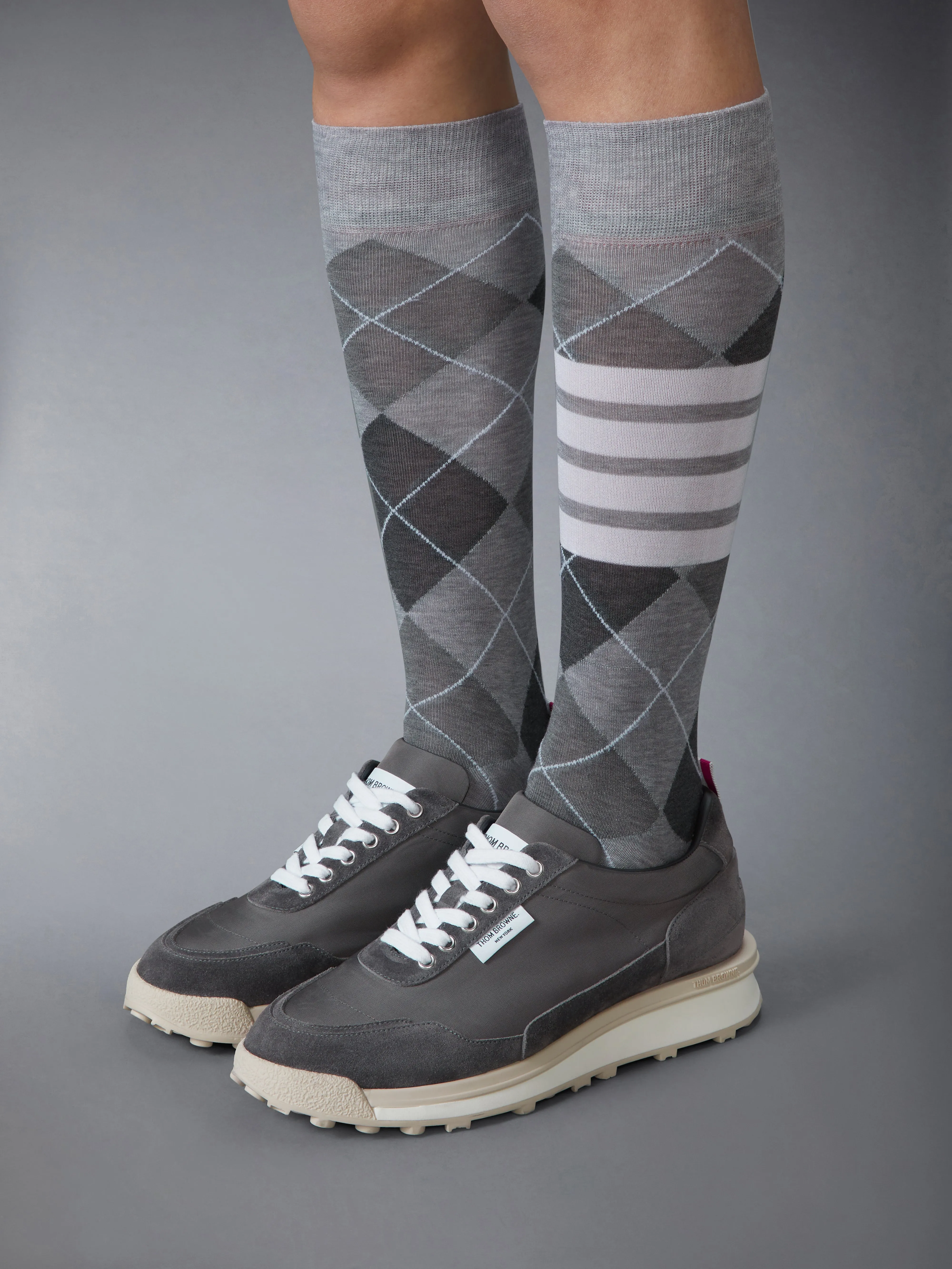 DOUBLE TECH NYLON ALUMNI SNEAKERS sold by Thom Browne product image thumbnail 4