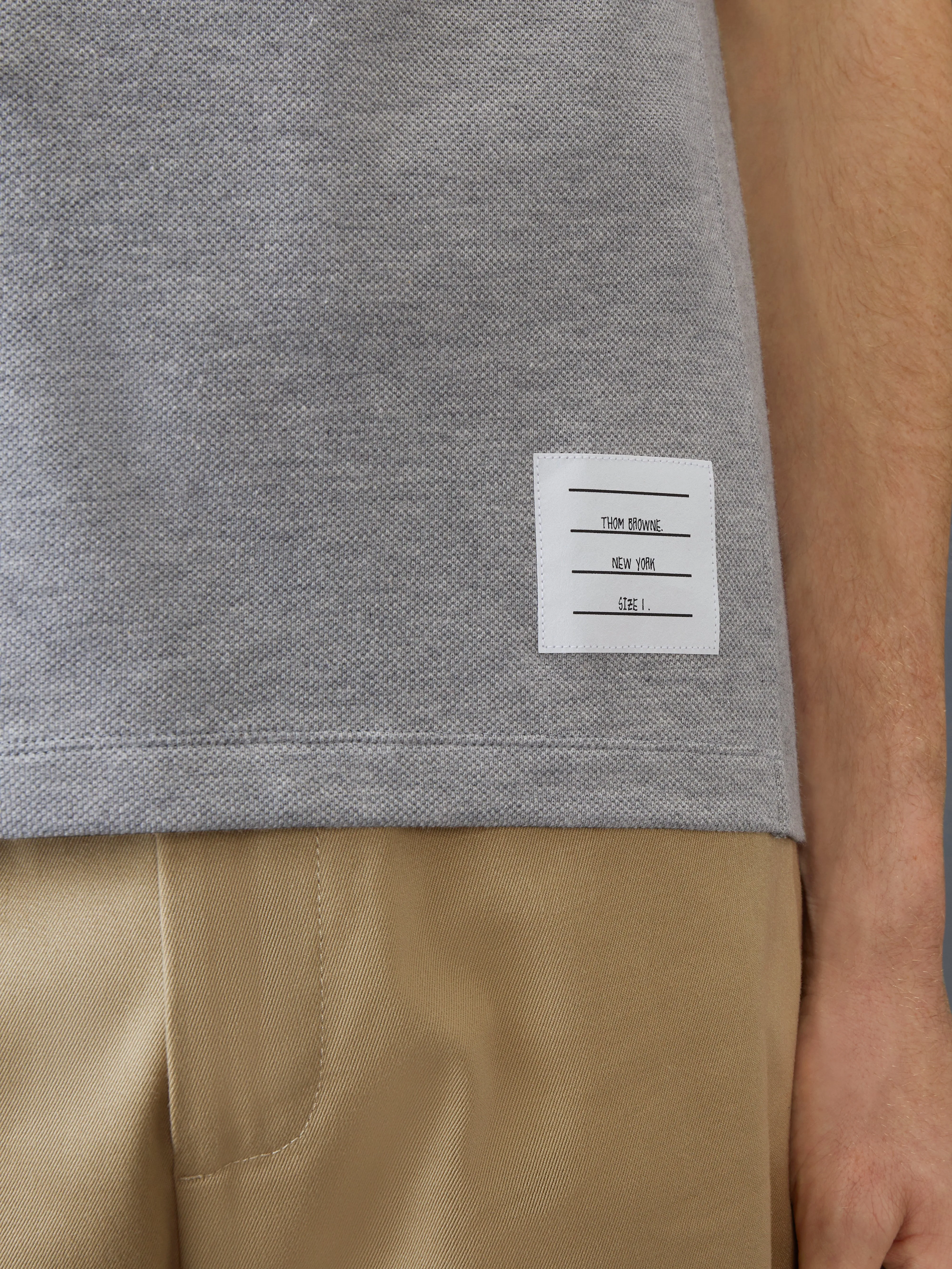 CLASSIC PIQUE 4-BAR POLO sold by Thom Browne product image thumbnail 4