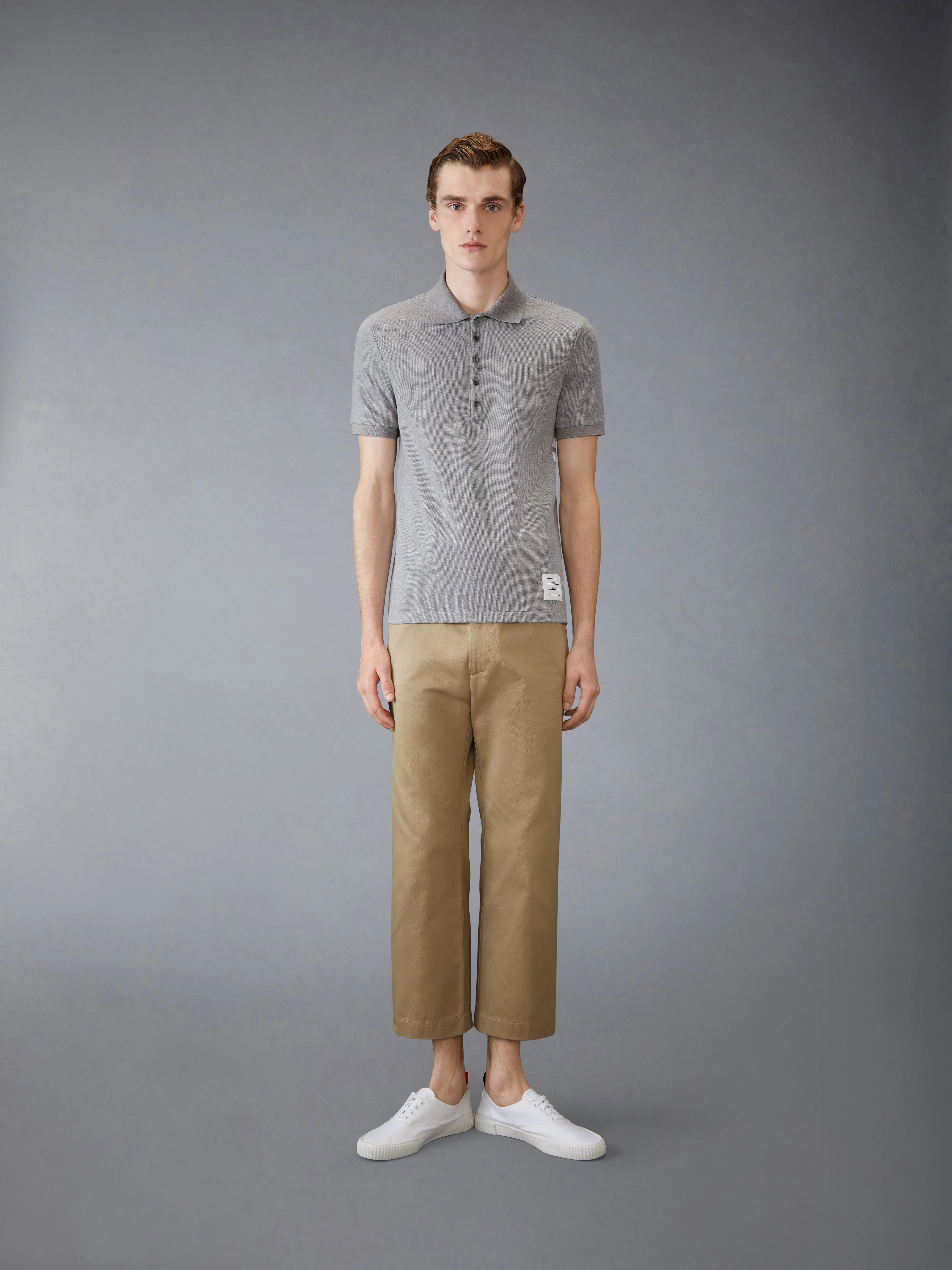 CLASSIC PIQUE 4-BAR POLO sold by Thom Browne product image thumbnail 3