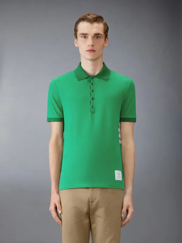 CLASSIC PIQUE 4-BAR POLO sold by Thom Browne