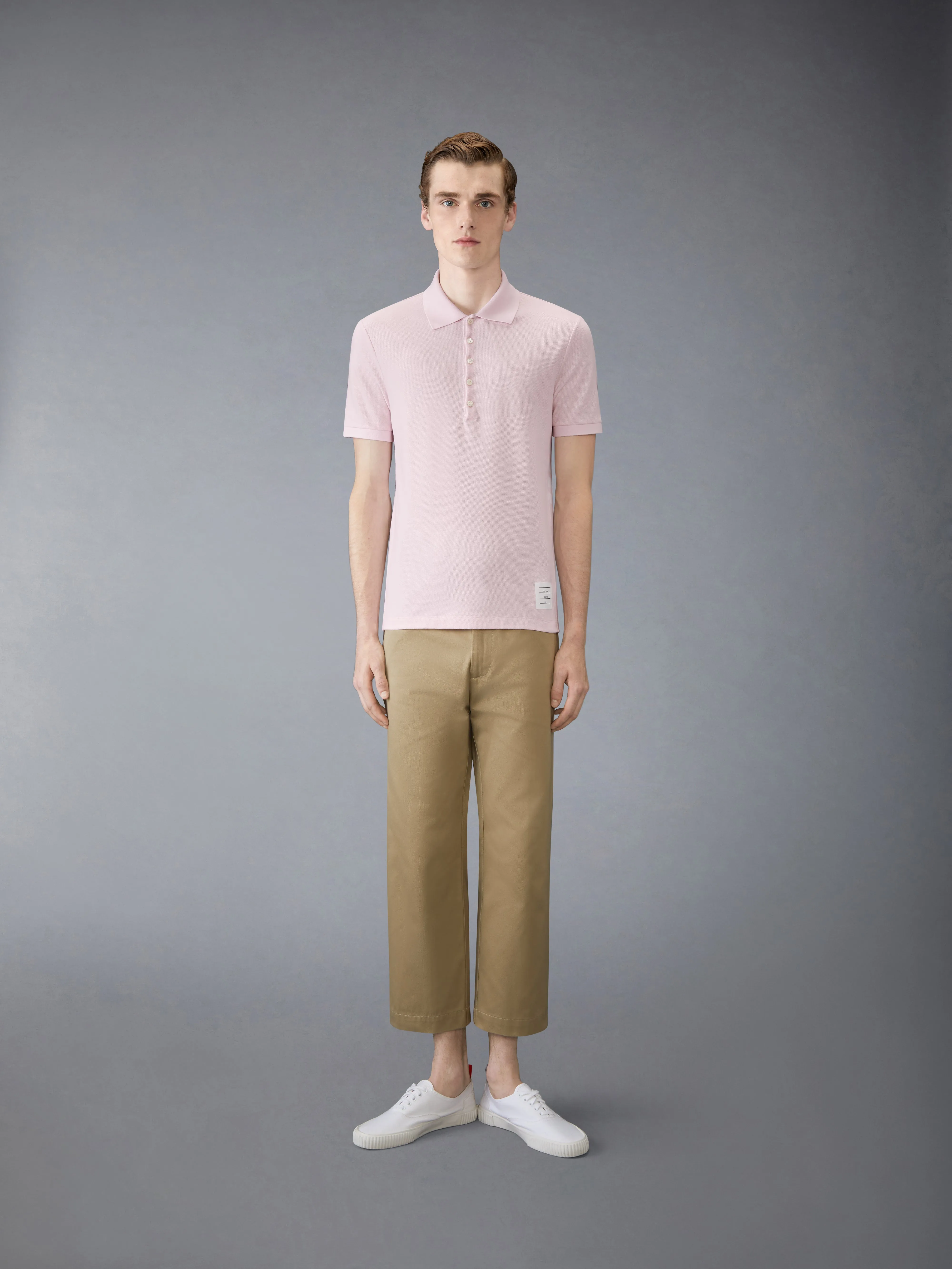 CLASSIC PIQUE 4-BAR POLO sold by Thom Browne product image thumbnail 3