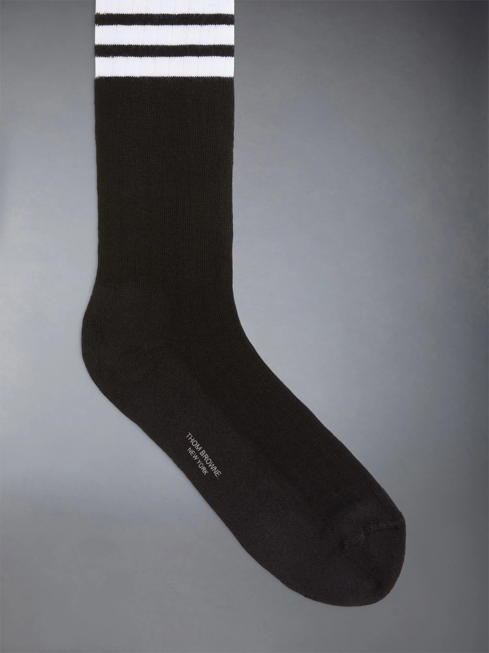 COTTON 4-BAR ATHLETIC MID CALF SOCKS sold by Thom Browne product image thumbnail 2
