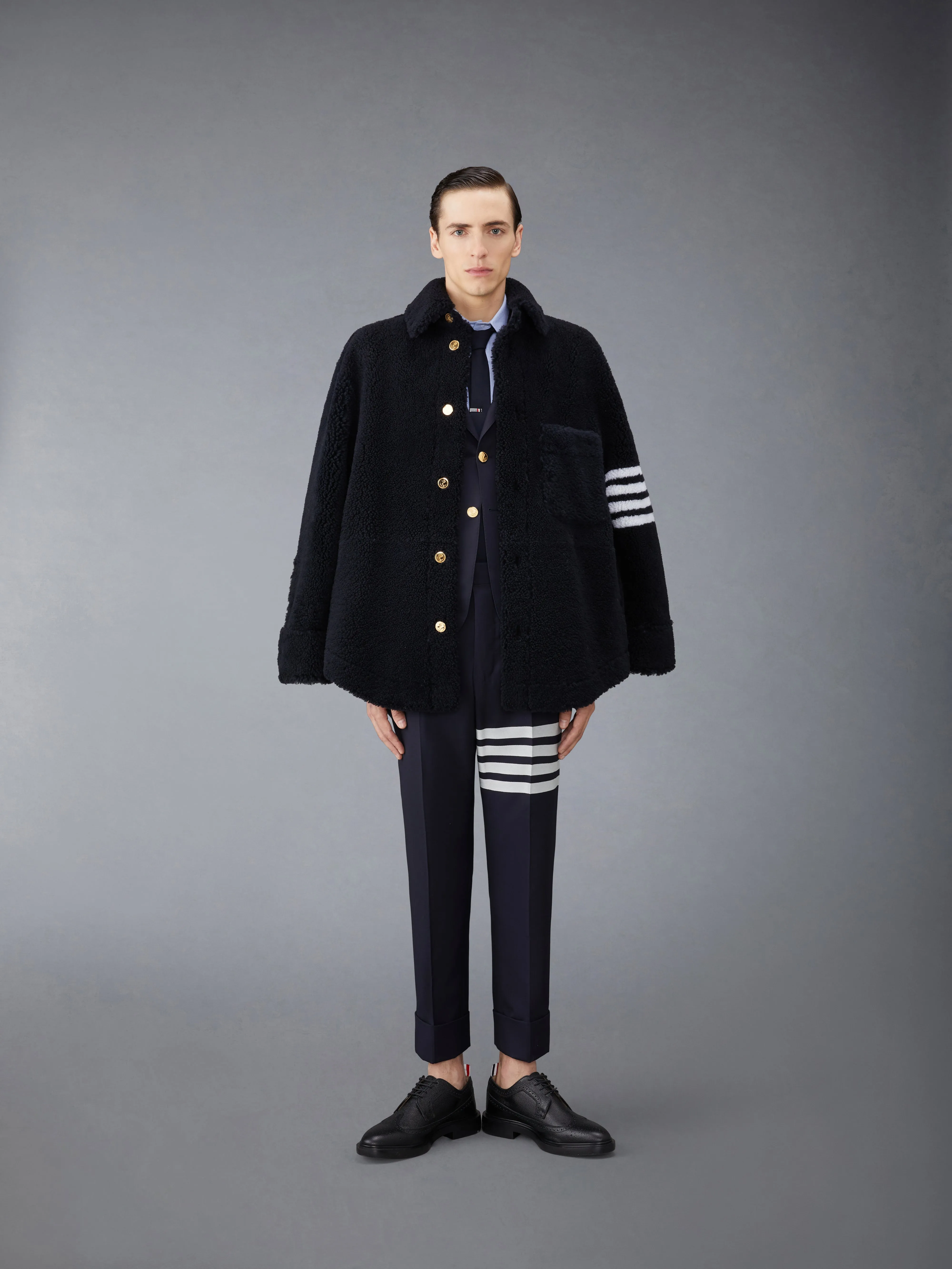 OXFORD SHORT SLEEVE SHIRT sold by Thom Browne product image thumbnail 5