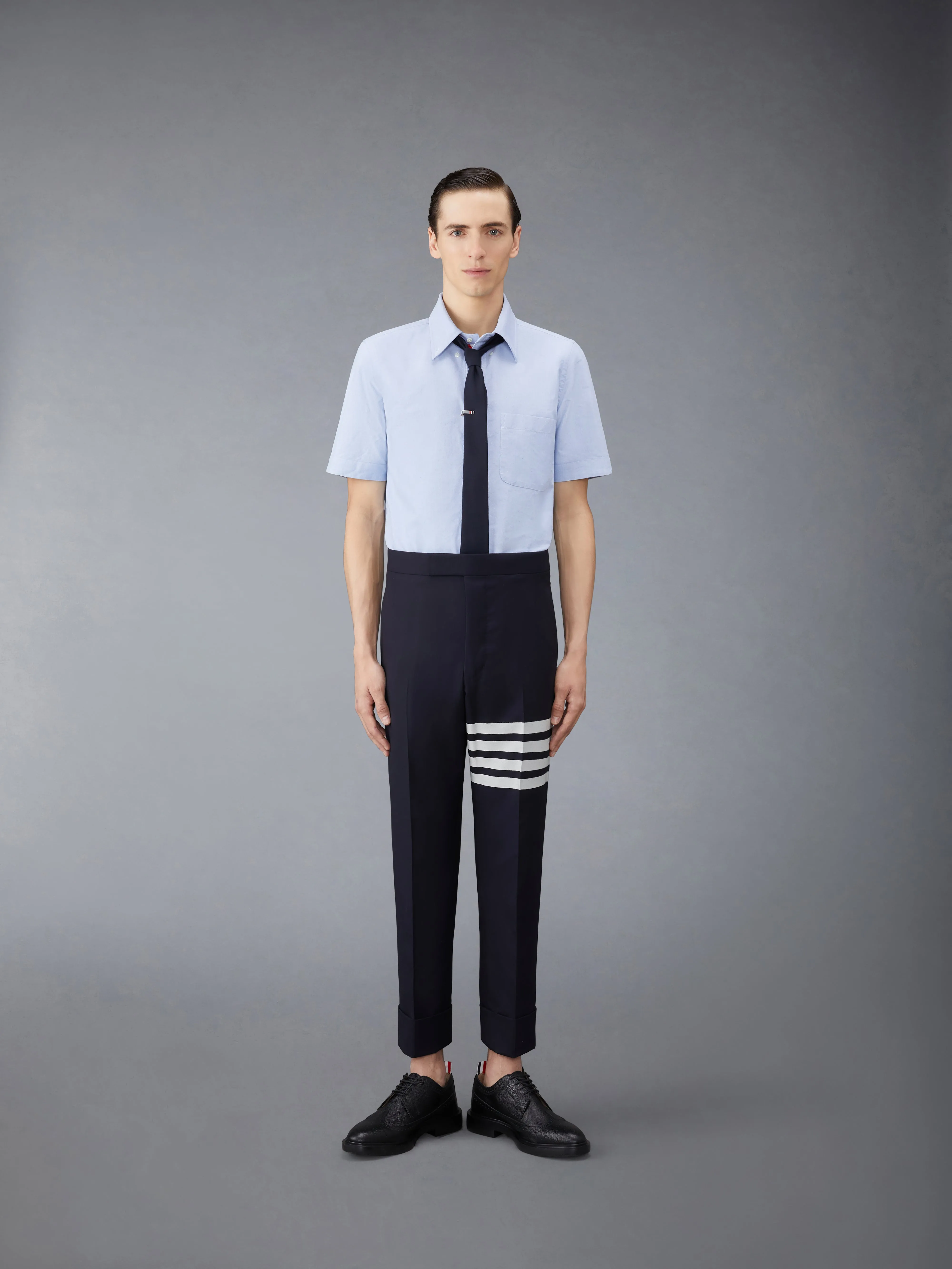 OXFORD SHORT SLEEVE SHIRT sold by Thom Browne product image thumbnail 4