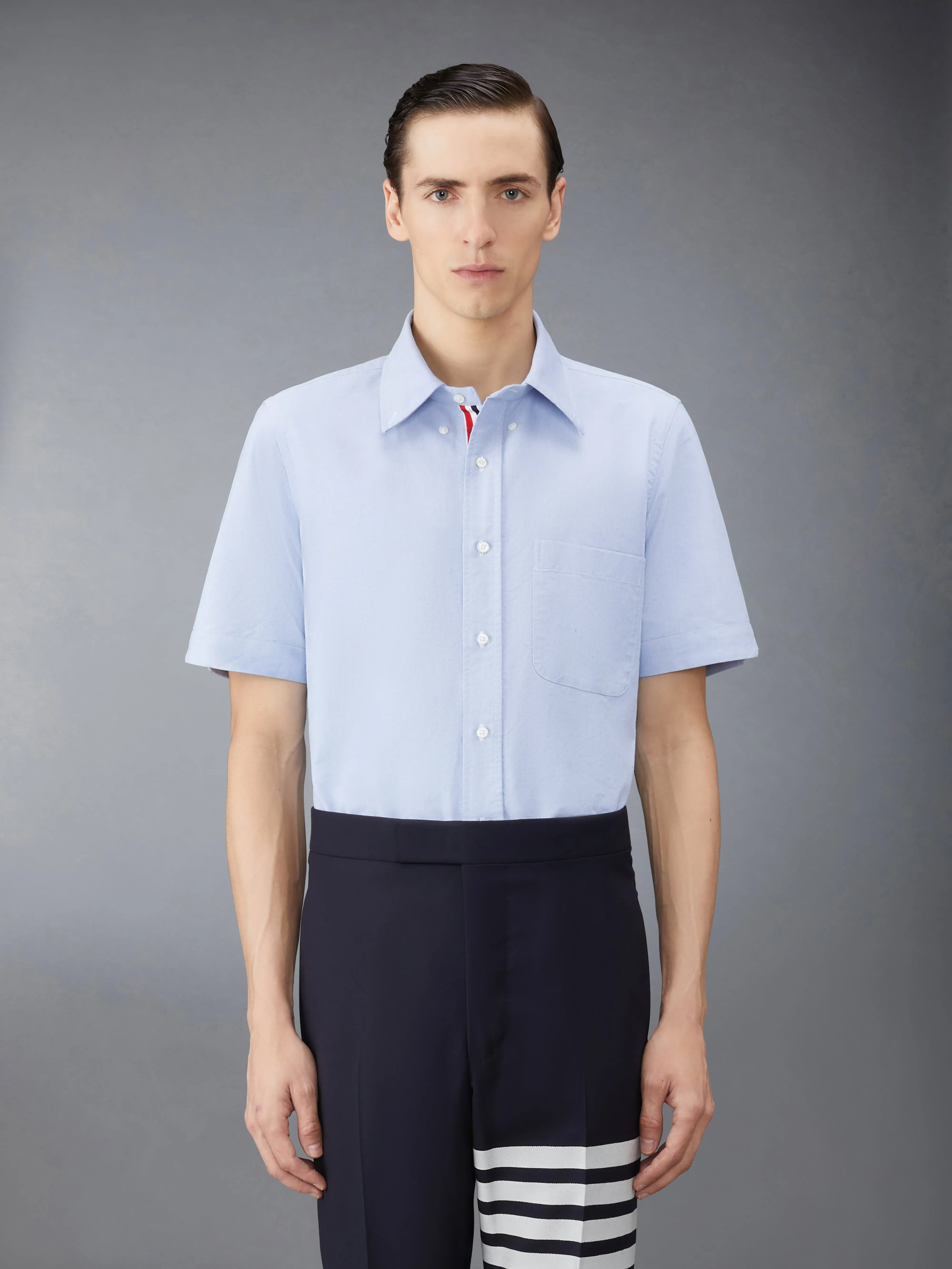 OXFORD SHORT SLEEVE SHIRT sold by Thom Browne
