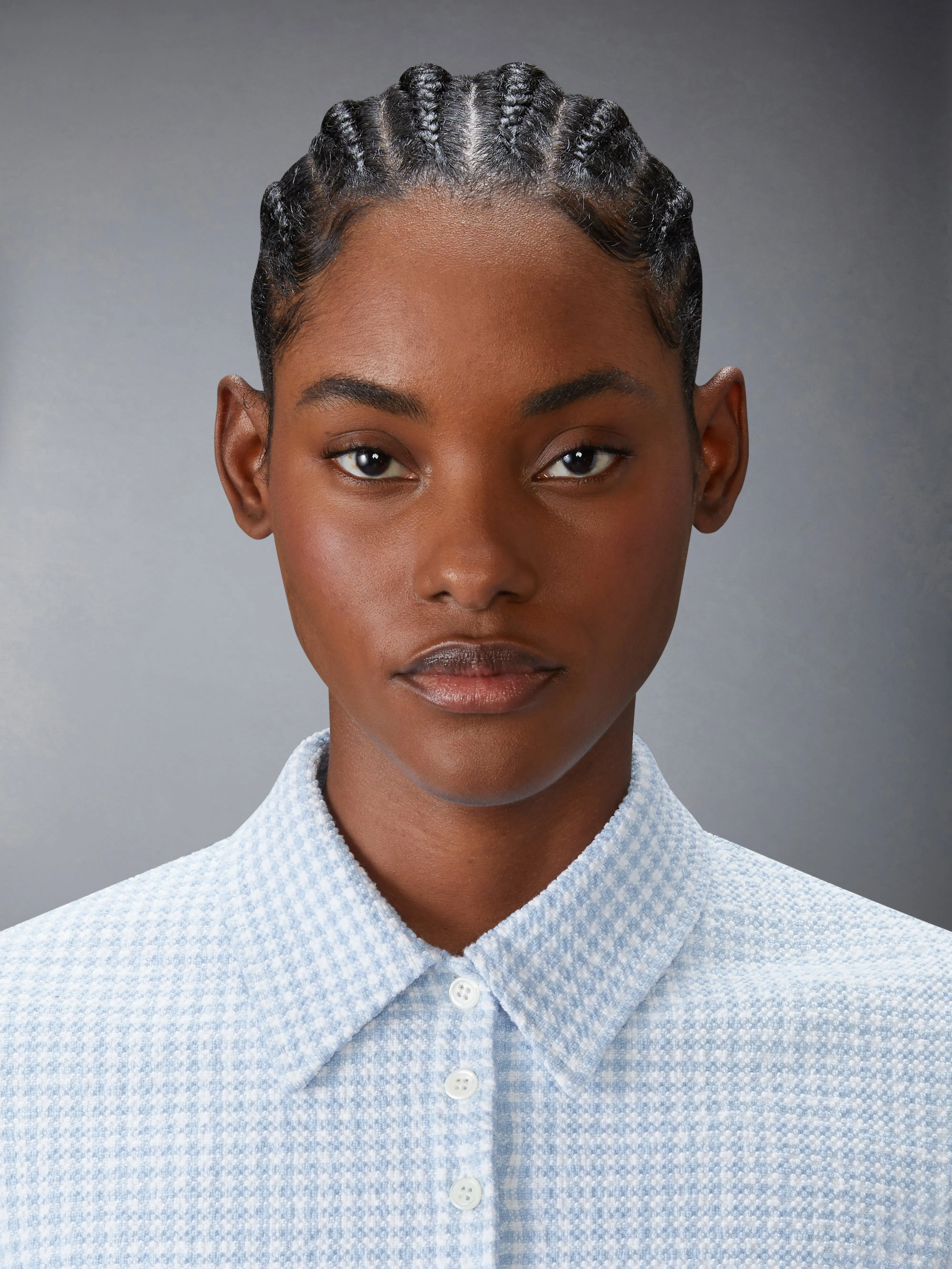 GINGHAM COTTON TWEED POLO sold by Thom Browne product image thumbnail 5