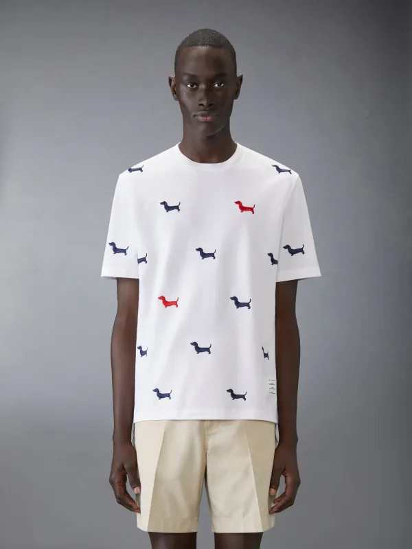CLASSIC PIQUE HECTOR TEE sold by Thom Browne
