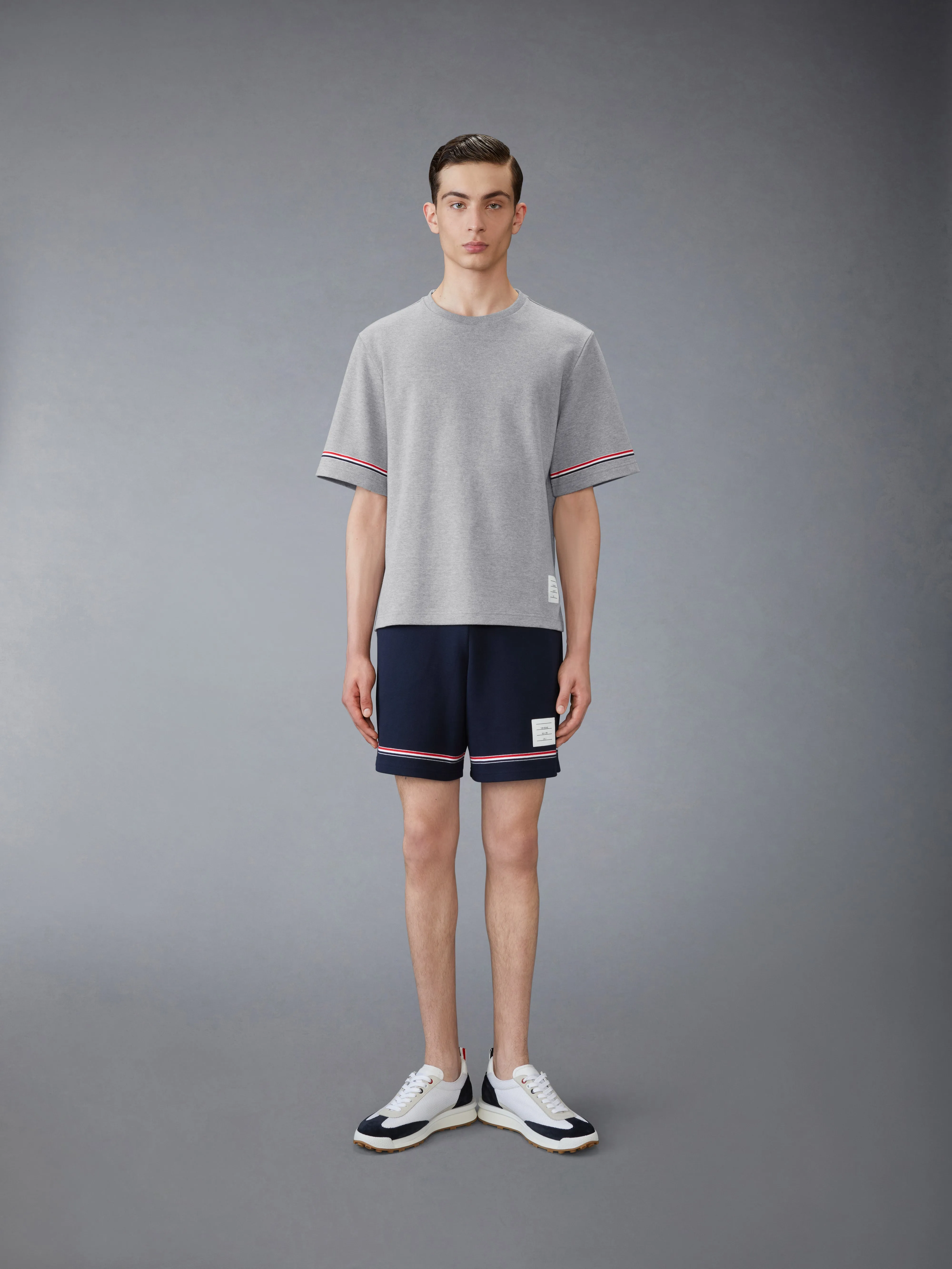 RWB STRIPE RUGBY TEE sold by Thom Browne product image thumbnail 3