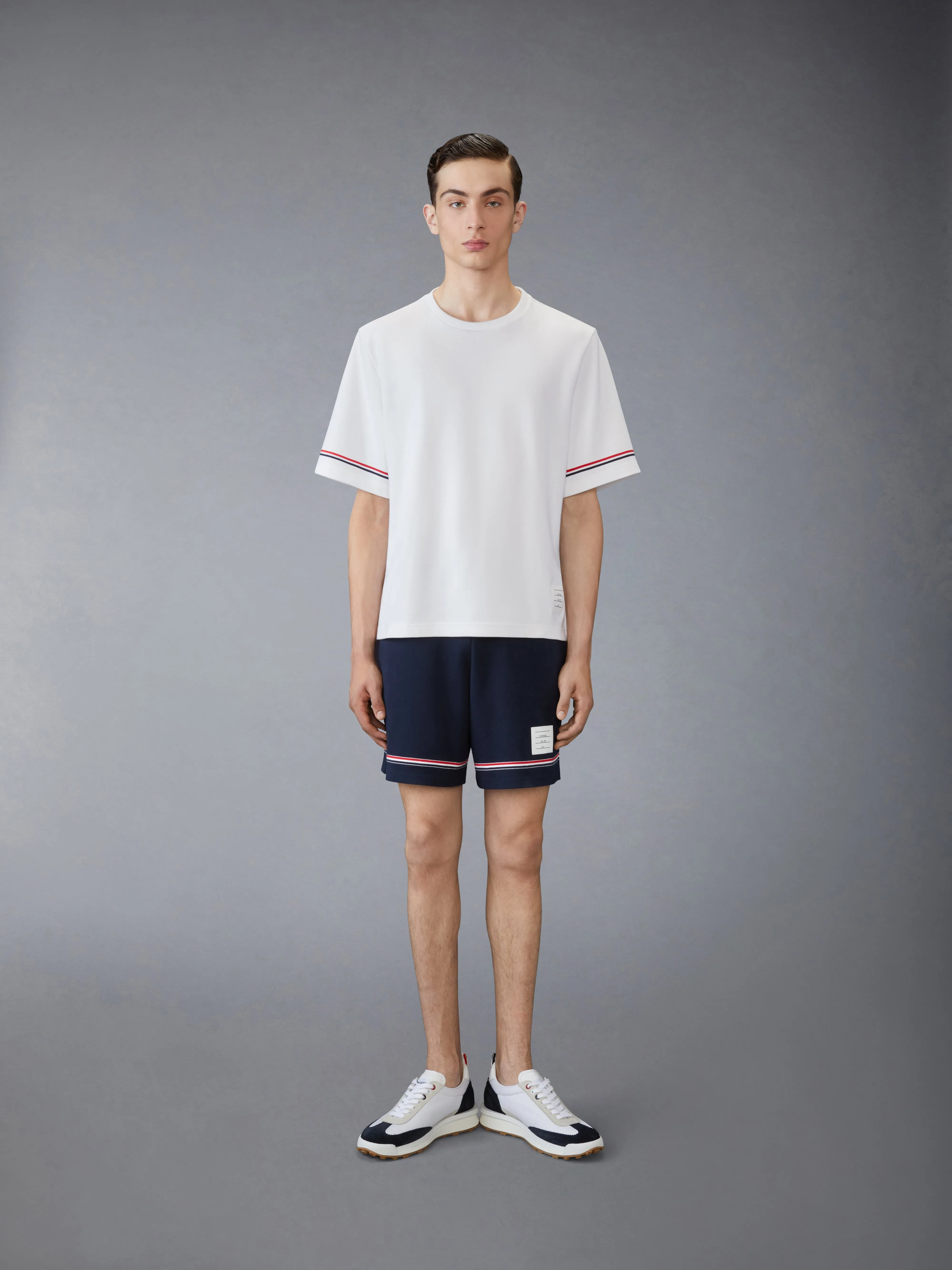 RWB STRIPE RUGBY TEE sold by Thom Browne product image thumbnail 3