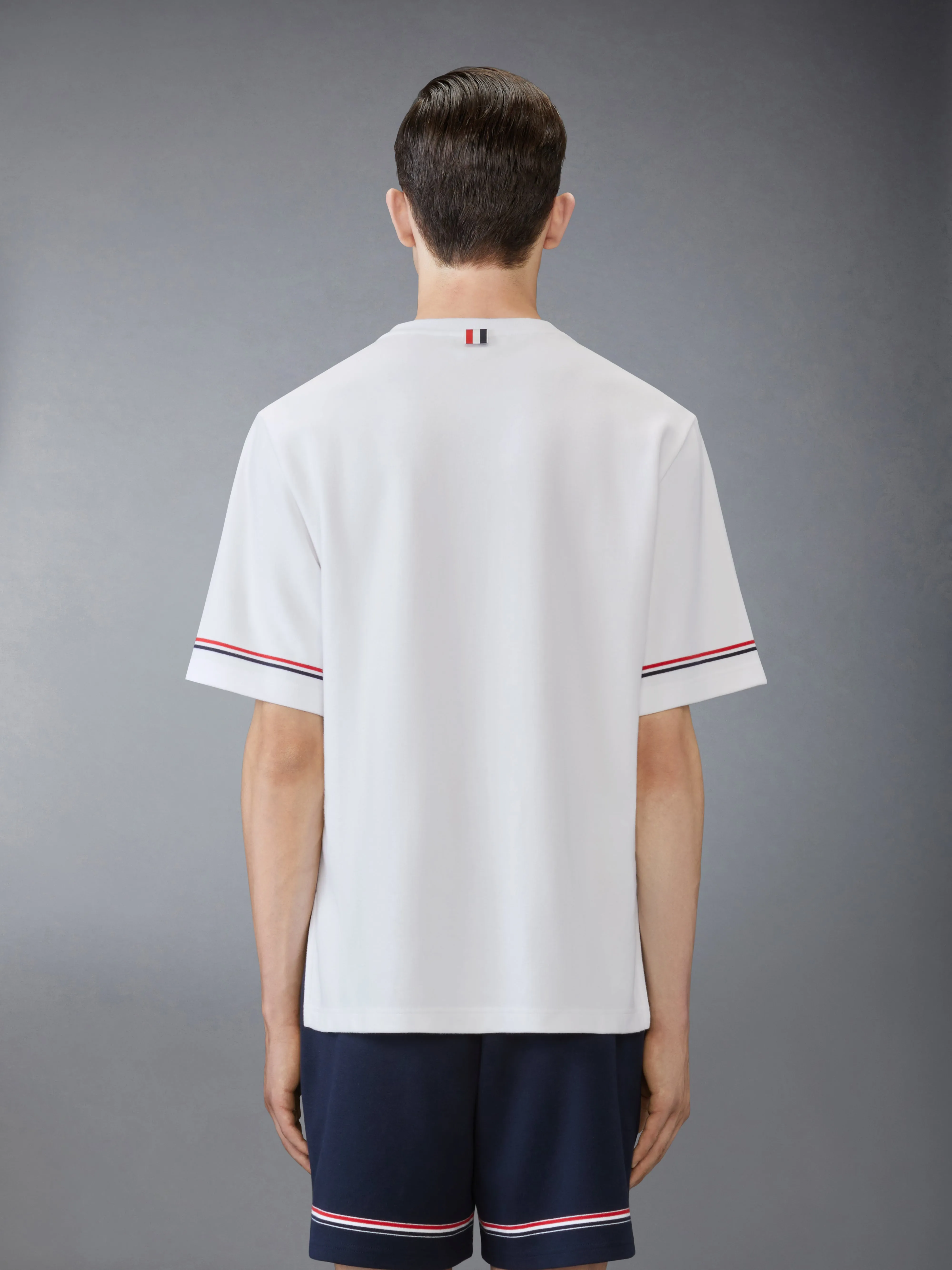 RWB STRIPE RUGBY TEE sold by Thom Browne product image thumbnail 2