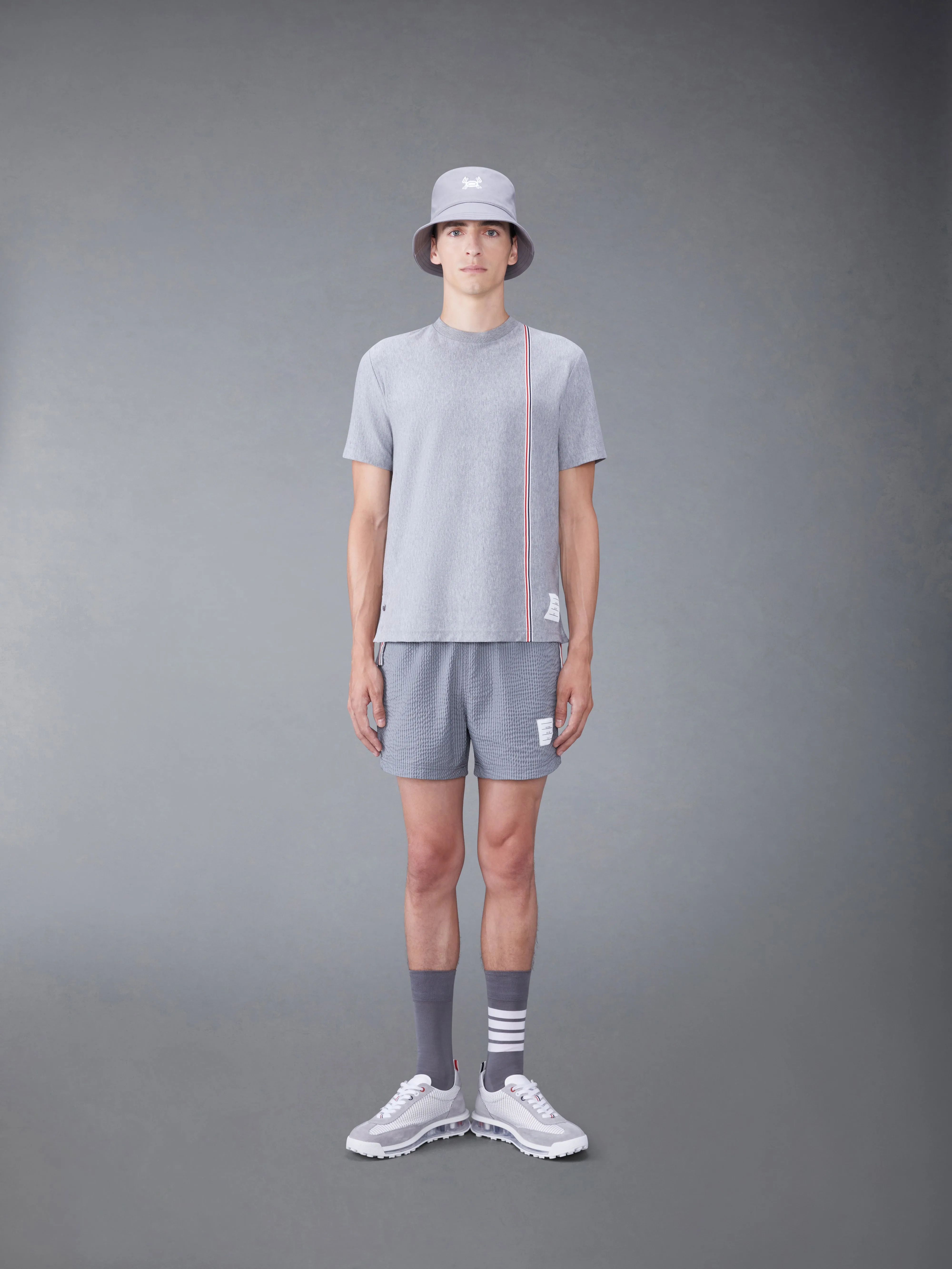 RWB STRIPE JERSEY TEE sold by Thom Browne product image thumbnail 3