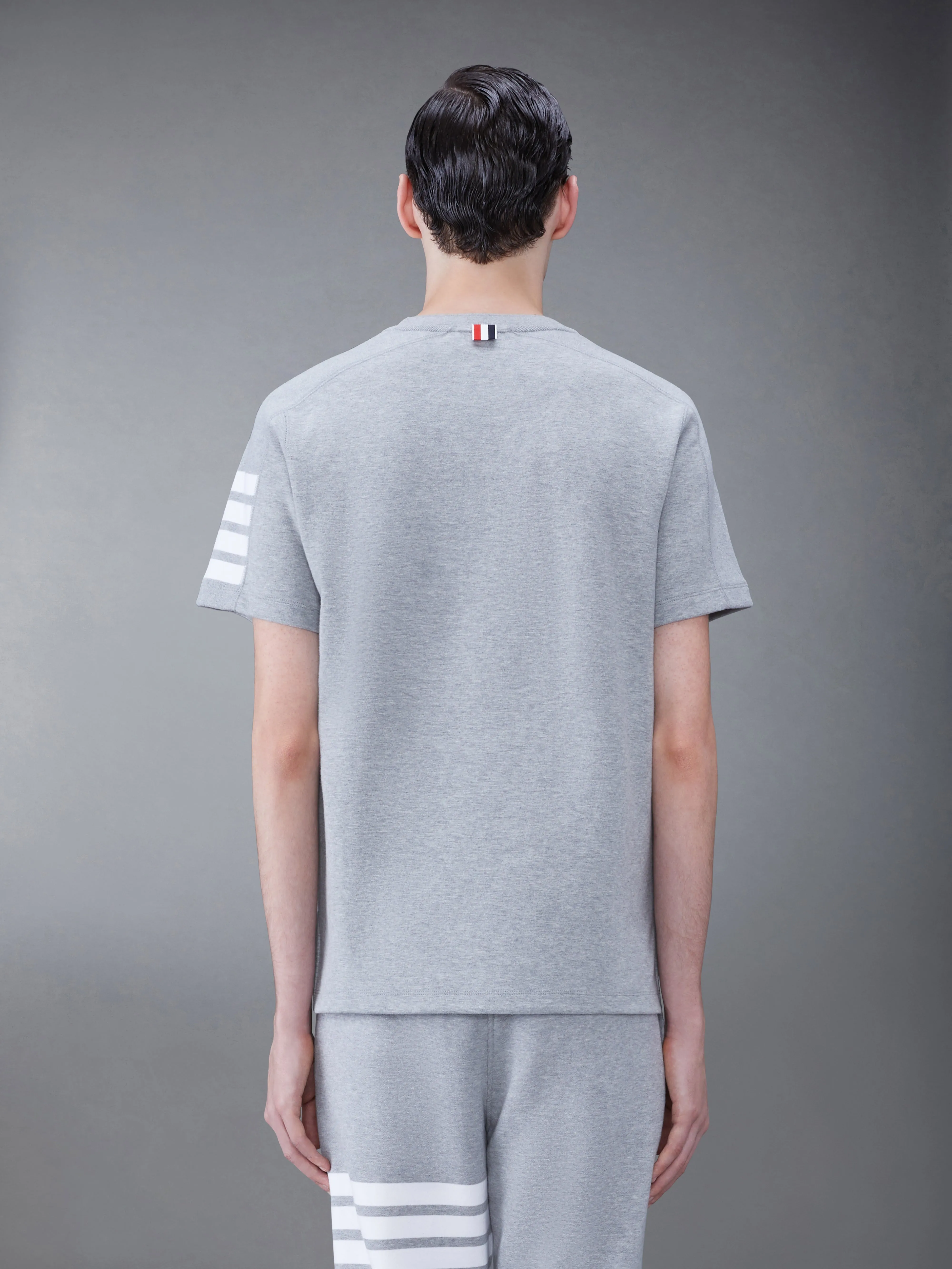 MILANO COTTON 4-BAR TEE sold by Thom Browne product image thumbnail 2