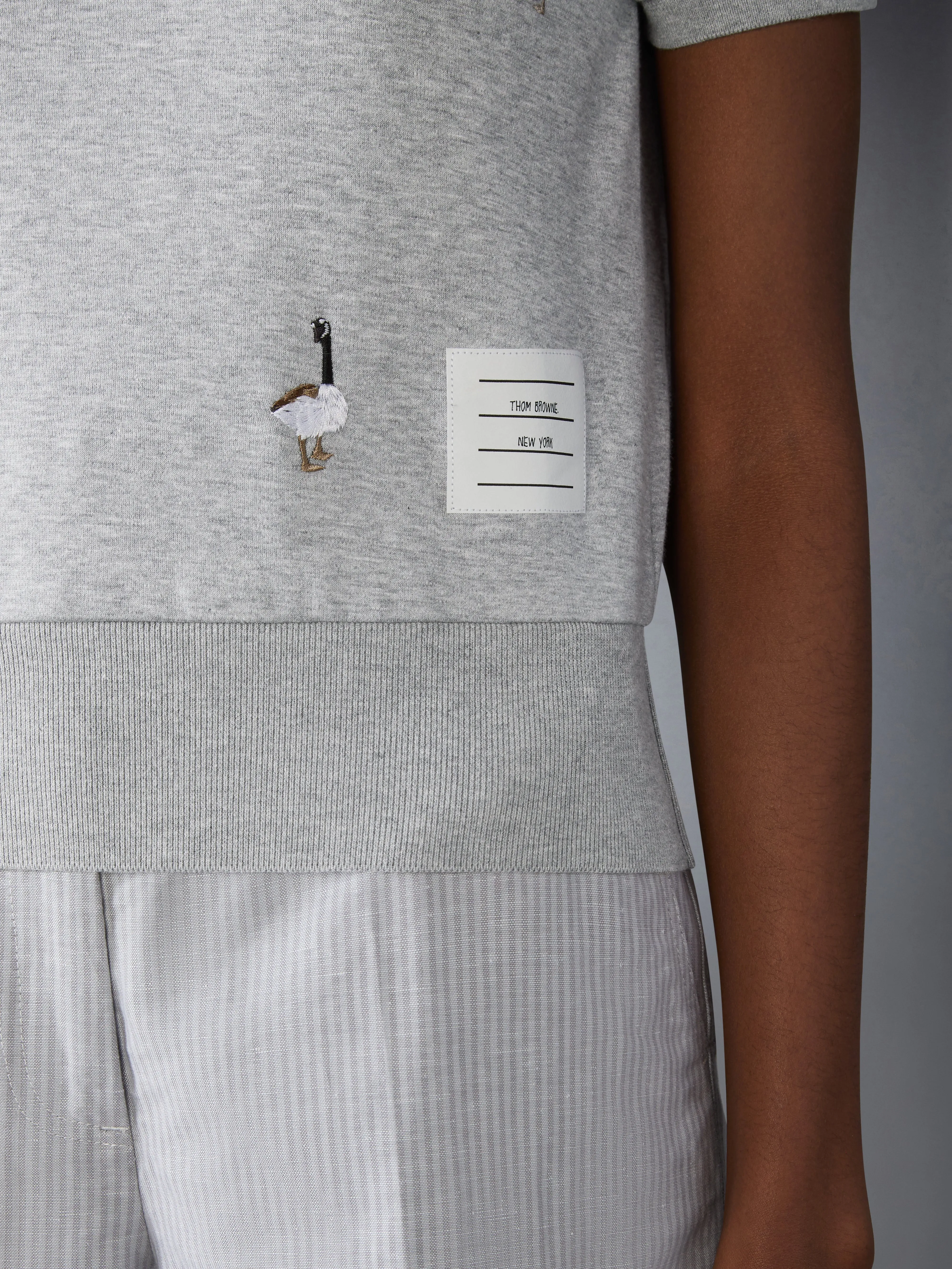 COTTON MILANO GEESE TEE sold by Thom Browne product image thumbnail 4