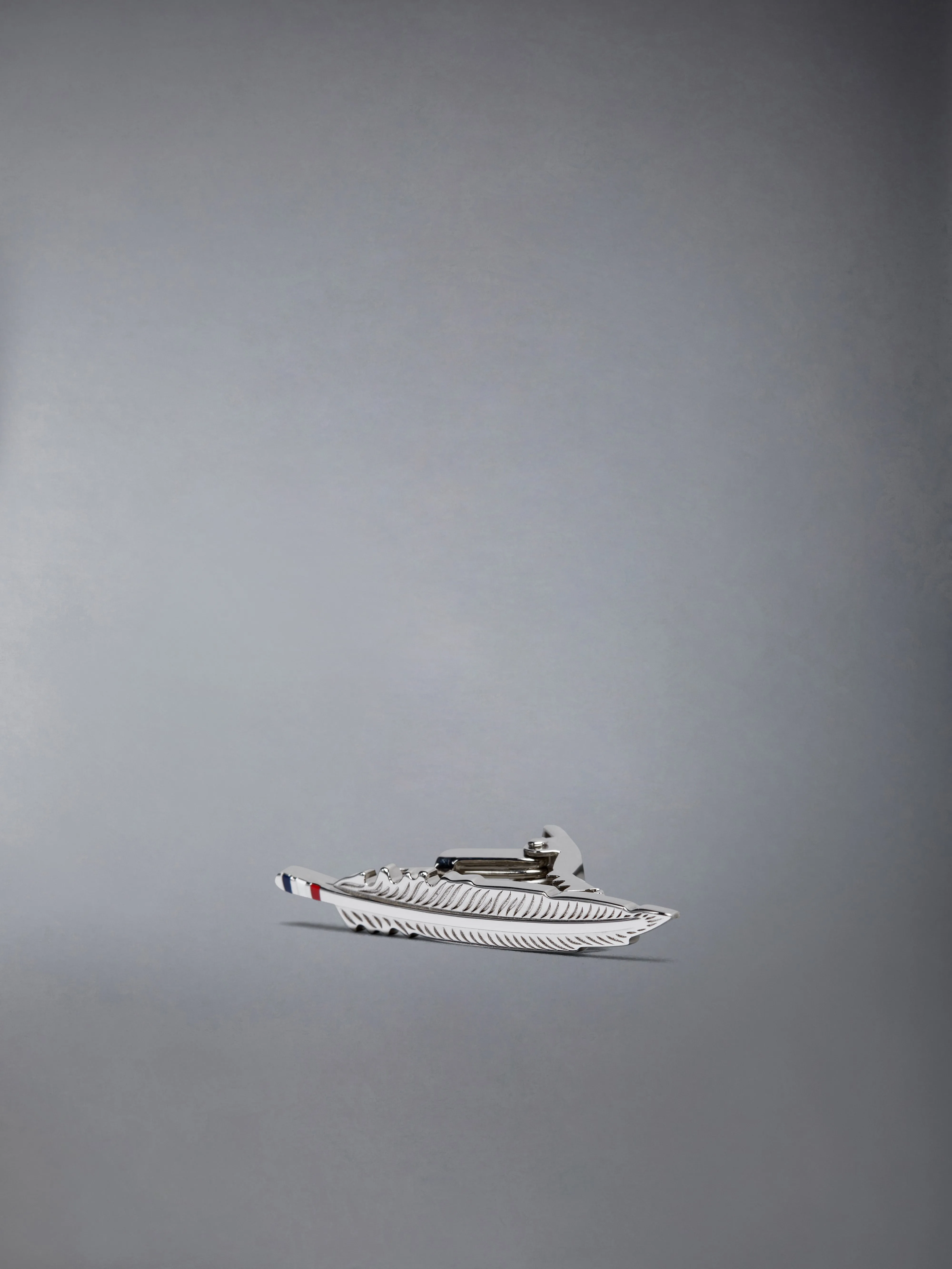 STERLING SILVER FEATHER TIE BAR sold by Thom Browne product image thumbnail 3