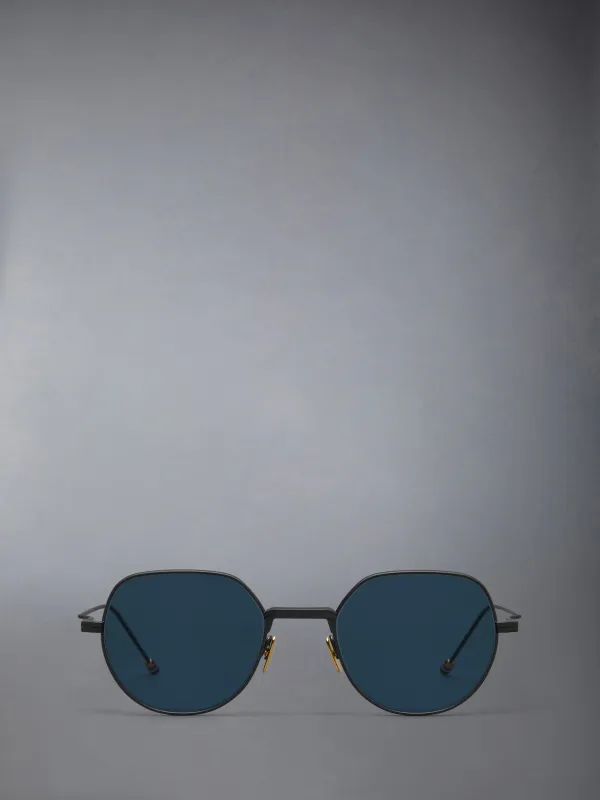 TITANIUM ROUND SUNGLASSES sold by Thom Browne