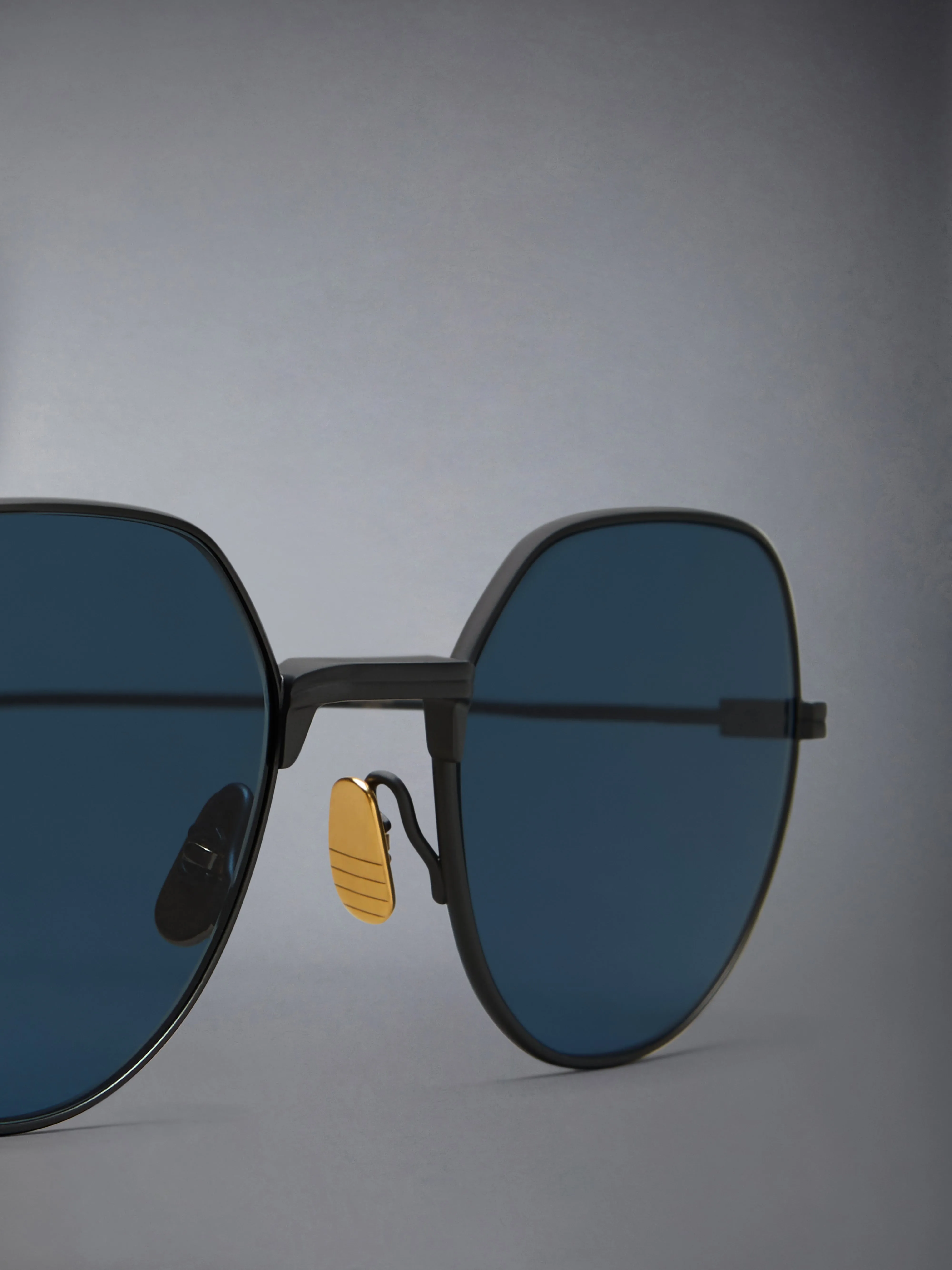 TITANIUM ROUND SUNGLASSES sold by Thom Browne product image thumbnail 3