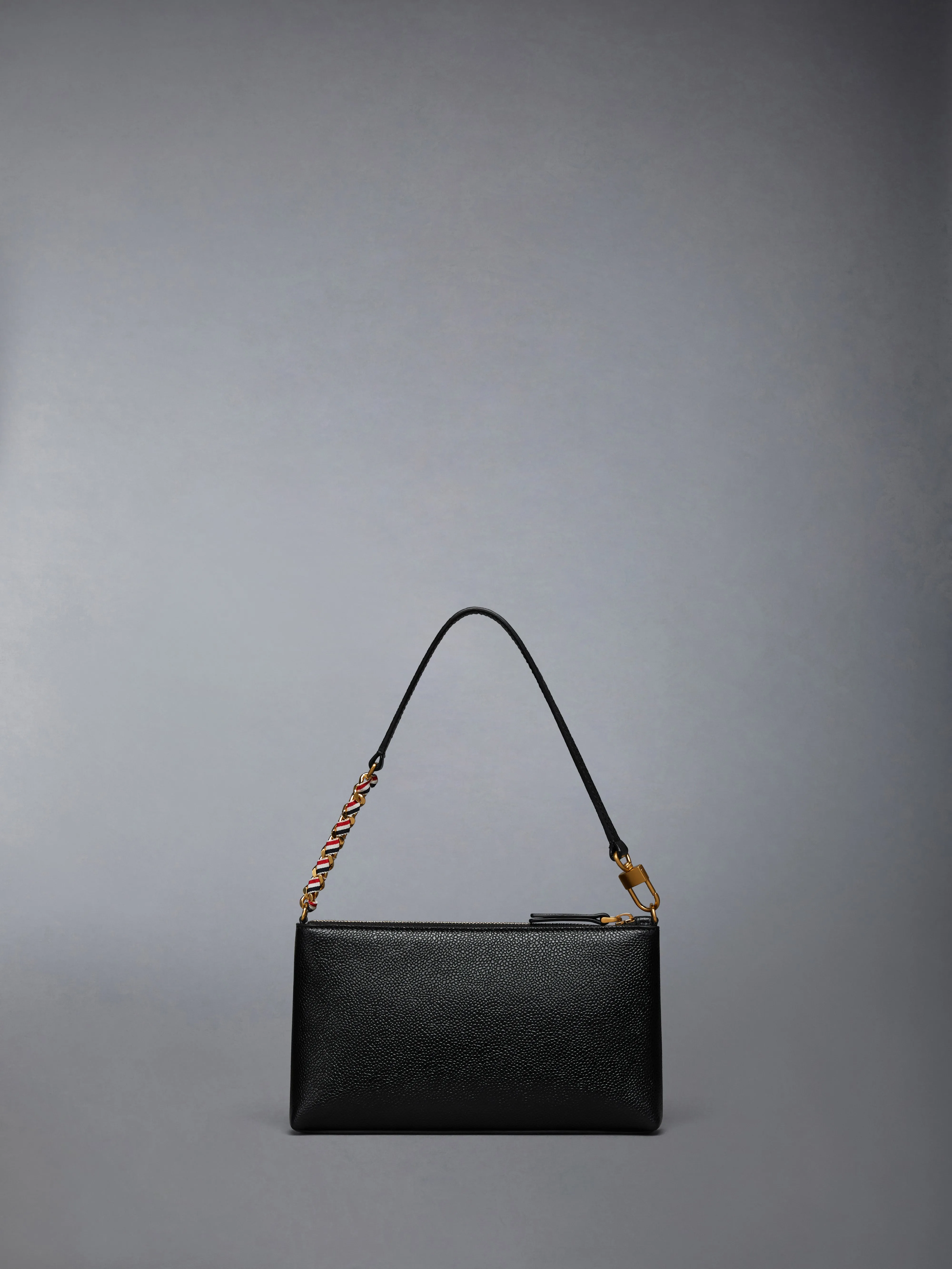 PEBBLE GRAIN ZIPPED MINI BAG sold by Thom Browne product image thumbnail 3