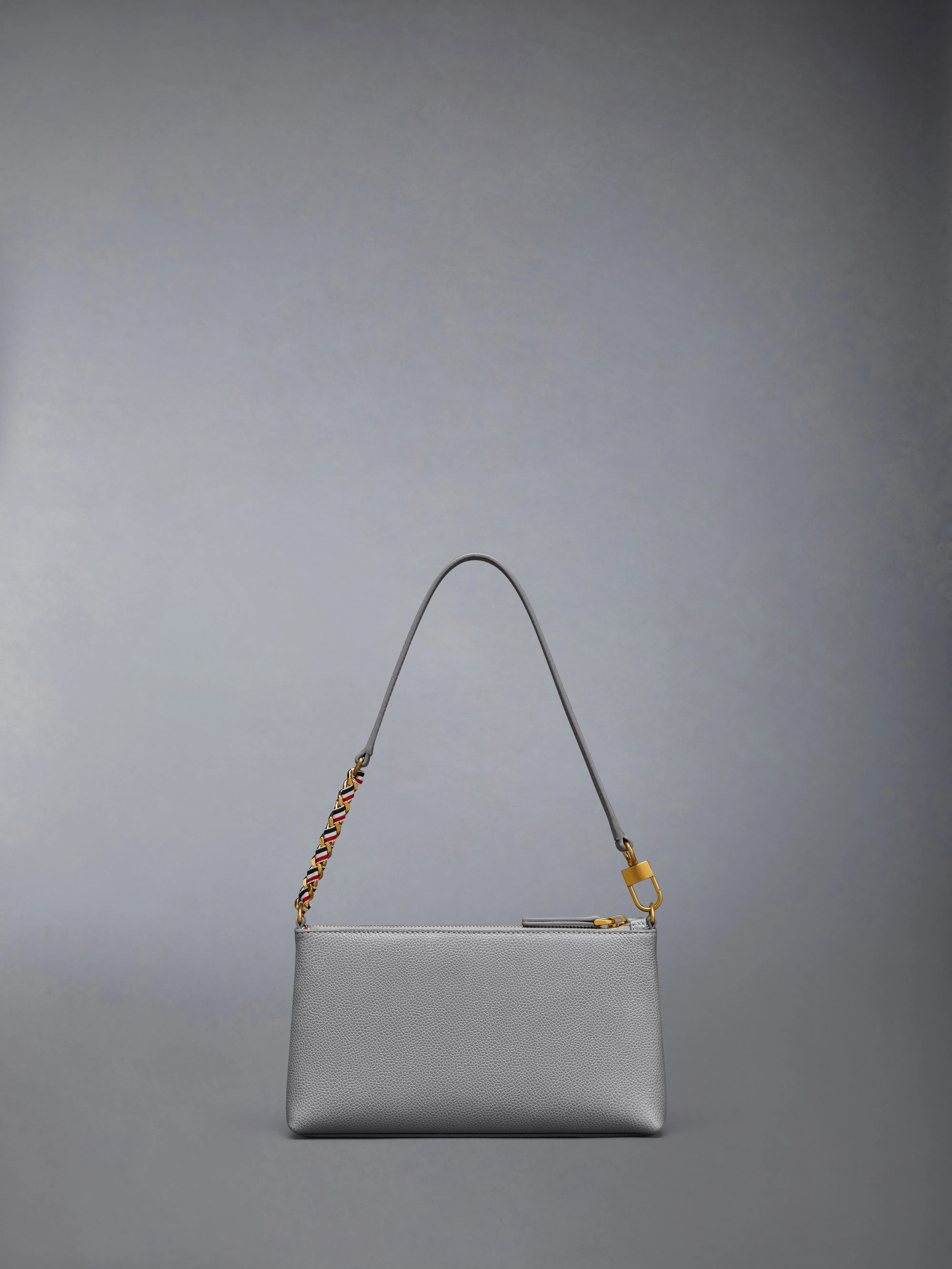 PEBBLE GRAIN ZIPPED MINI BAG sold by Thom Browne product image thumbnail 3